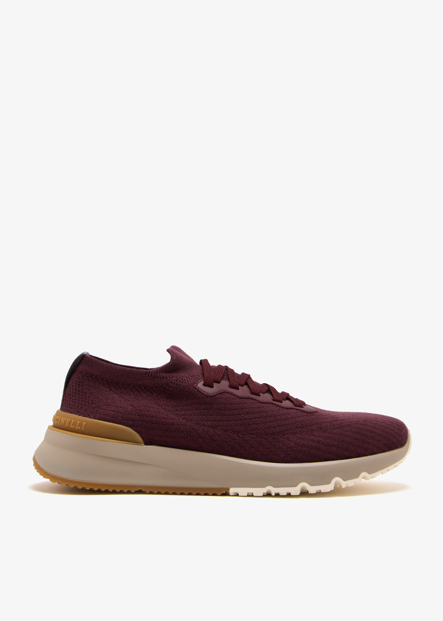 Brunello Cucinelli Knit sneakers for Men - Red in UAE