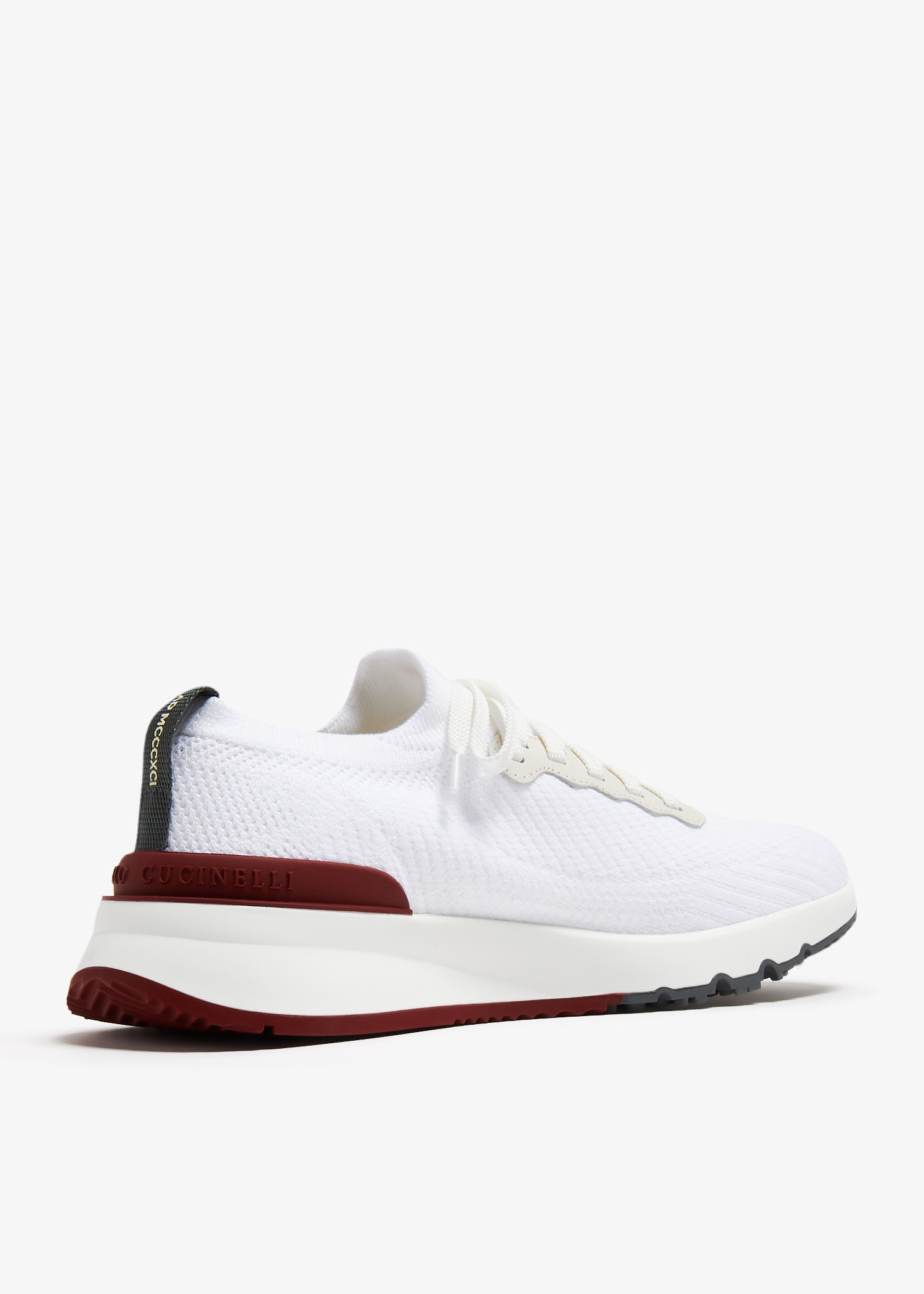 Brunello Cucinelli Knit sneakers for Men - White in UAE