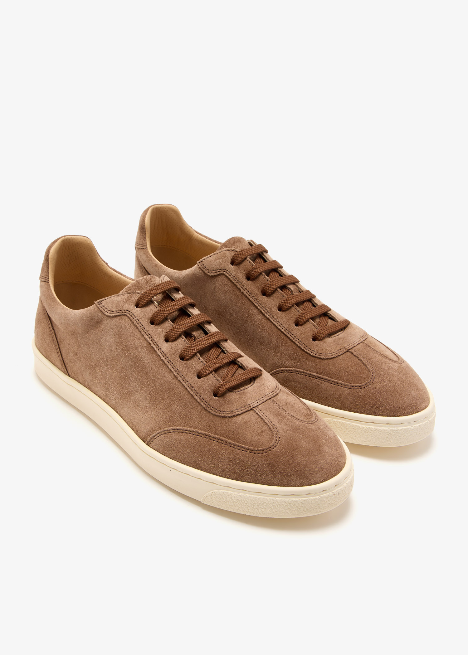 Brunello Cucinelli Suede sneakers for Men - Brown in UAE