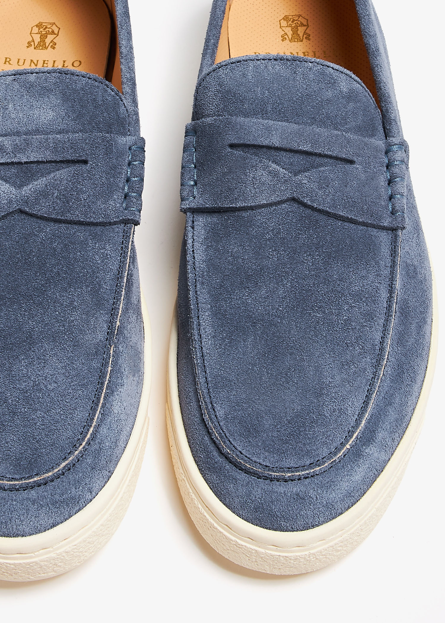 Brunello Cucinelli MP576P8562C058 関税送料込 メンズ 向け グレー スエードスニーカー | Brunello Cucinelli