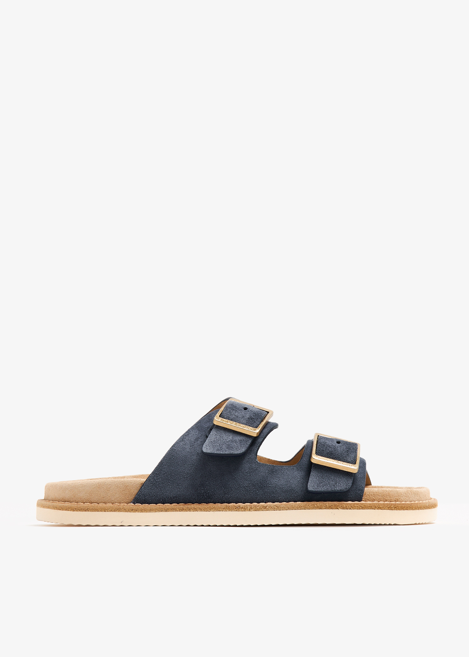 サンダル BRUNELLO CUCINELLI Men Sandals Avion MZUSILY235 CAY30 Brunello Cucinelli Suede sandals for Men - Blue in UAE