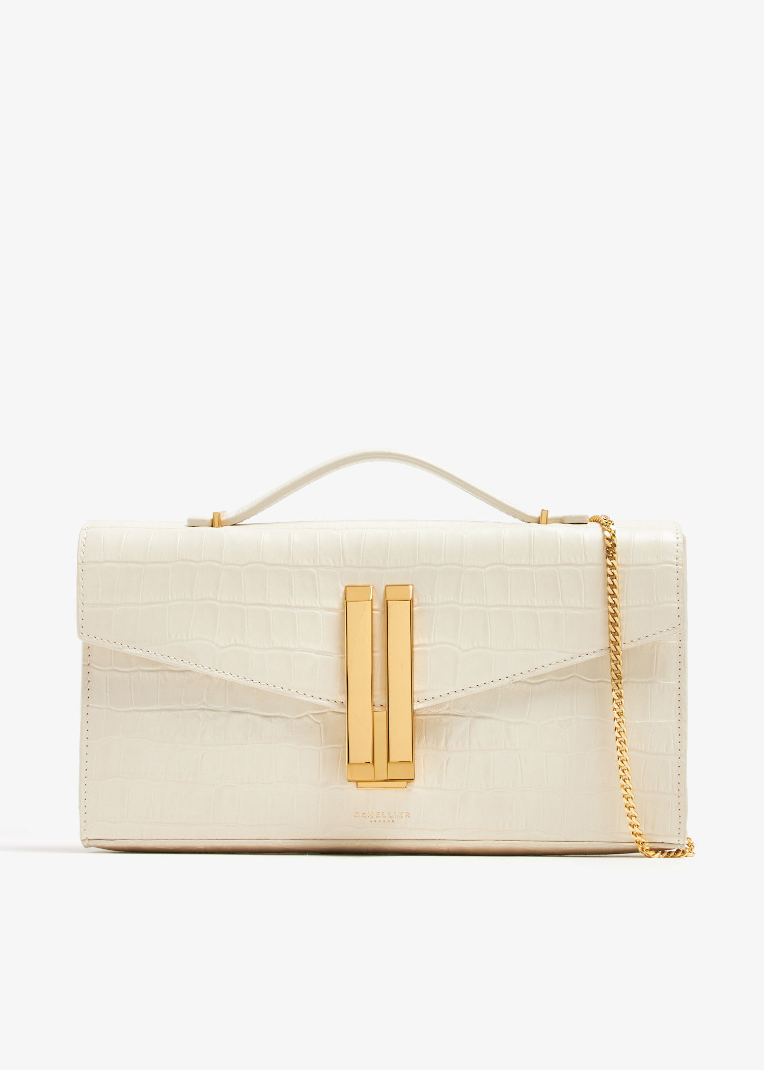 DeMellier The Vancouver clutch for Women - White in USA | Level Shoes