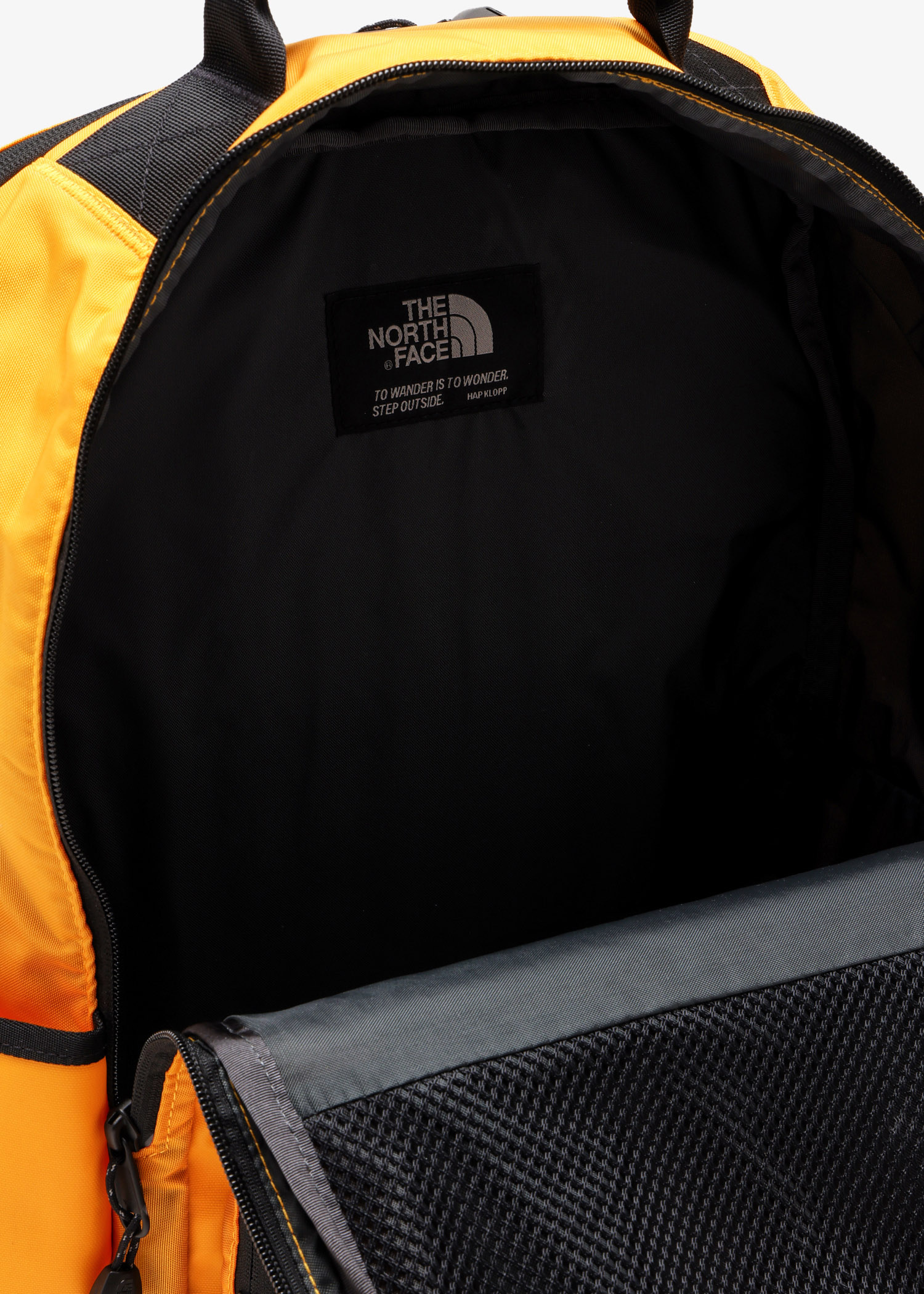 The North Face Base Camp Daypack backpack for ADULT-UNISEX, Men, Women - Yellow in USA | Level Shoes The North Face Base Camp Daypack backpack for ADULT-UNISEX, Men, Women - Yellow in USA | Level Shoes