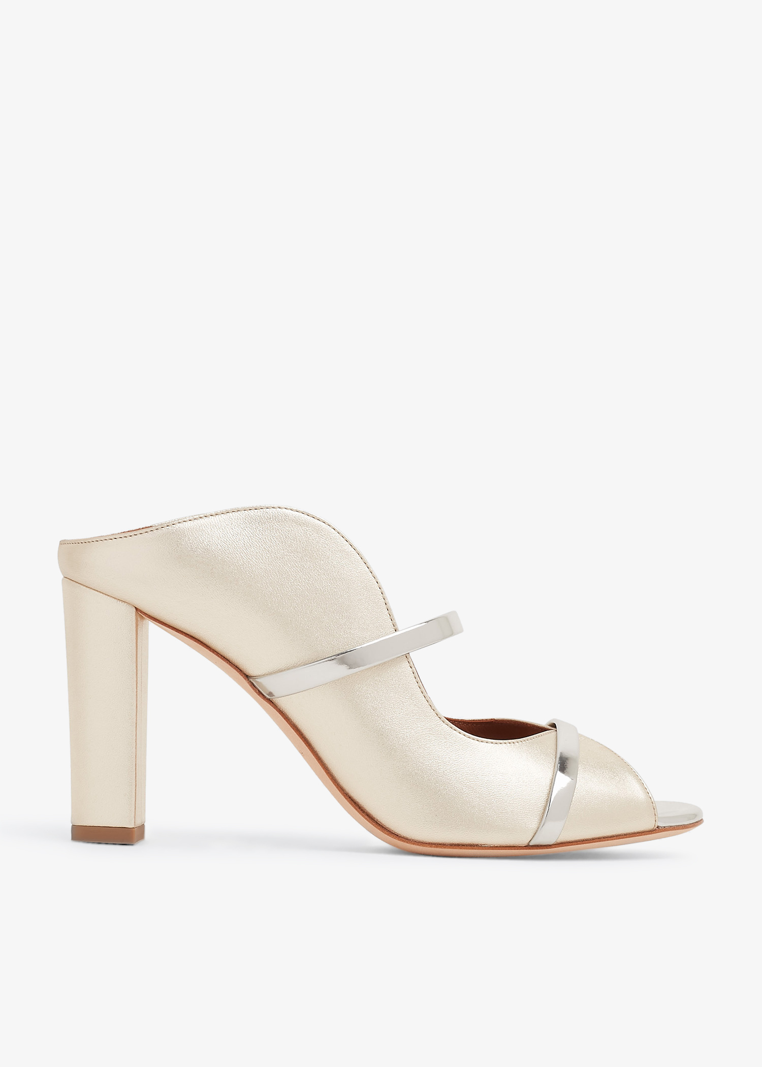 Malone Souliers Norah 85 mules for Women - Gold in USA | Level Shoes