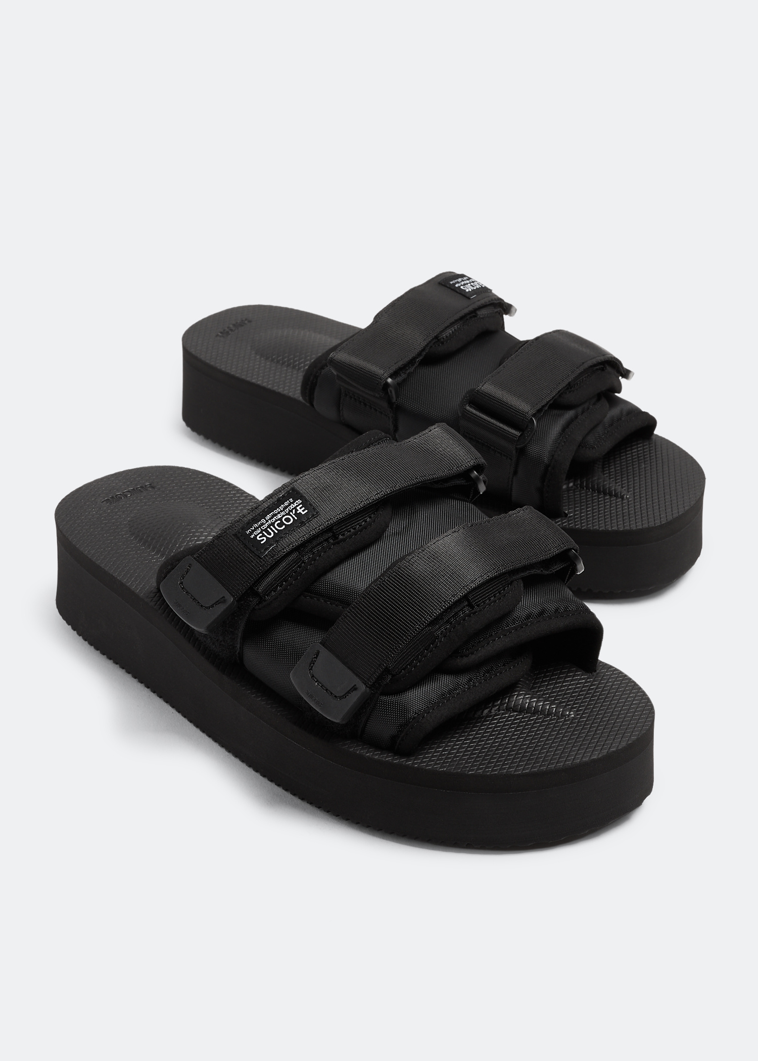 Suicoke Moto-Po sandals for Women - Black in USA | Level Shoes
