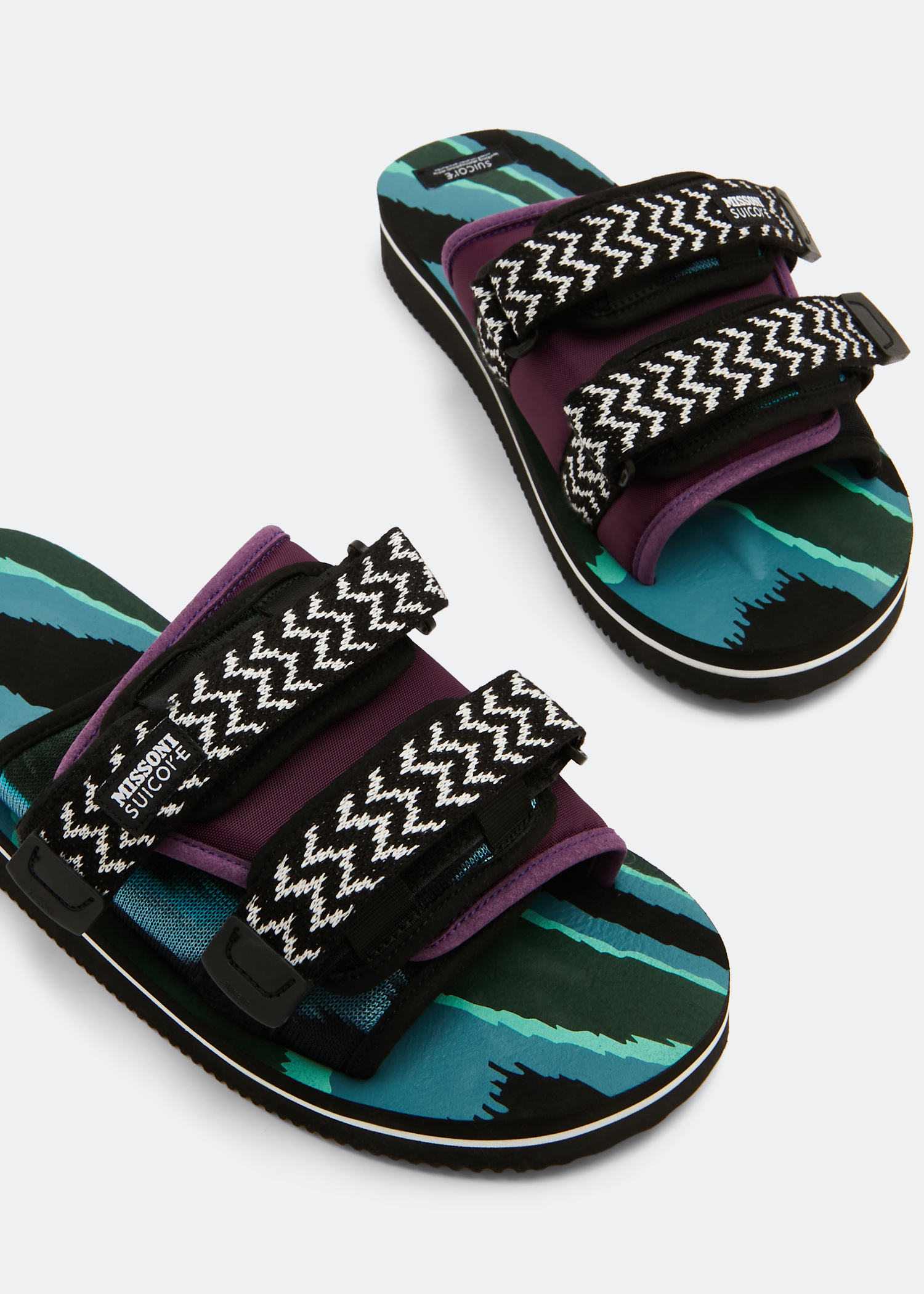 Suicoke x Missoni Moto sandals for Women - Black in USA | Level Shoes