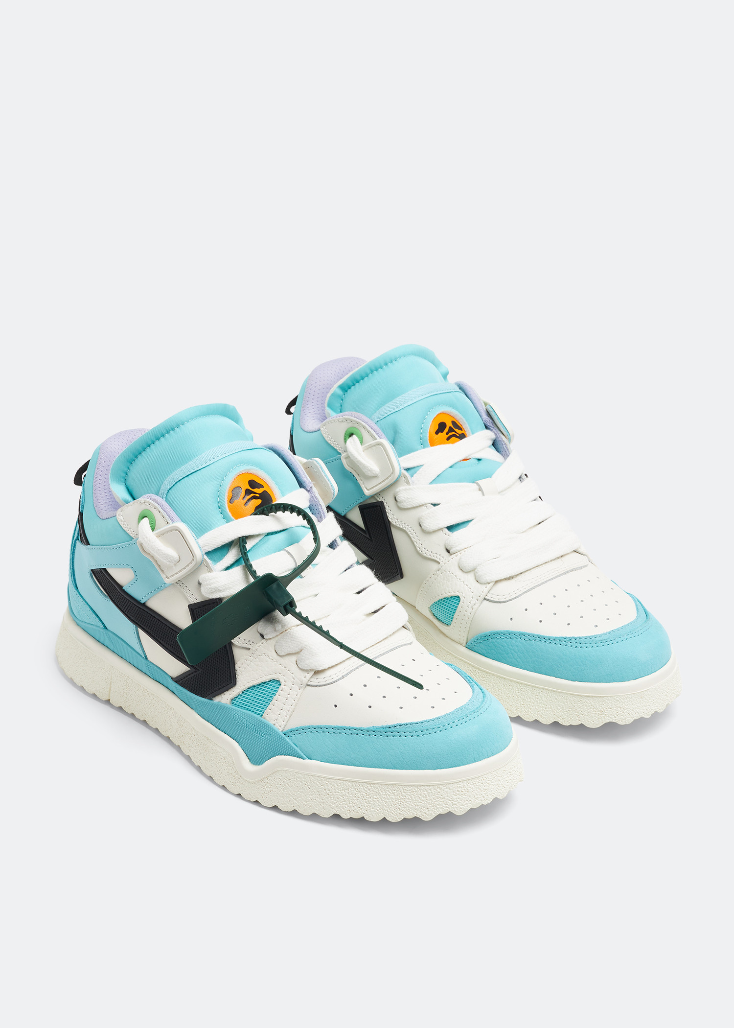 スニーカー Off-White OMIA234F23LEA002 MIDTOP SPONGE Sneakers Off-White - Midtop Sponge sneakers made of leather