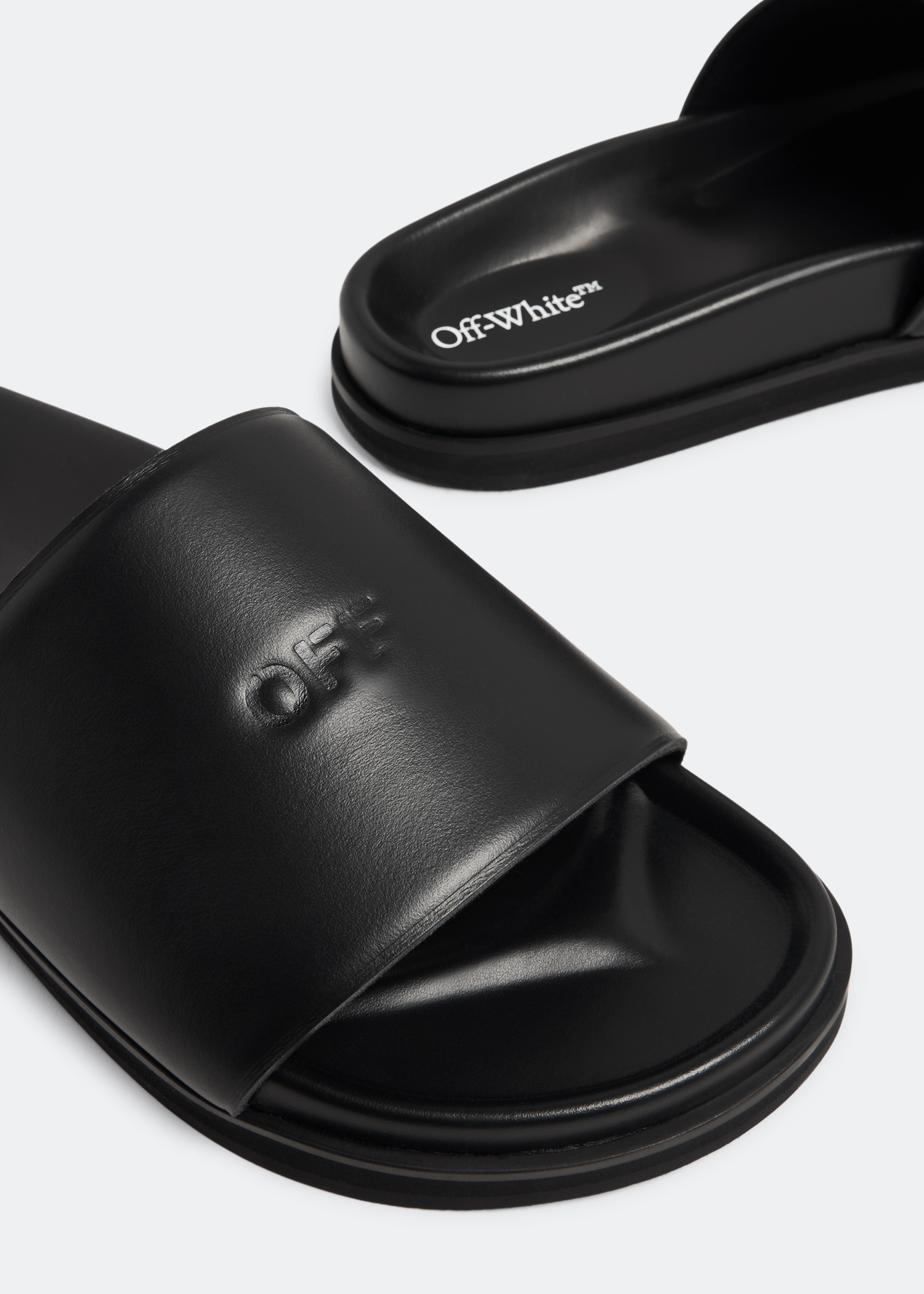 Off-White Cloud Off Stamp slides for Men - Black in UAE
