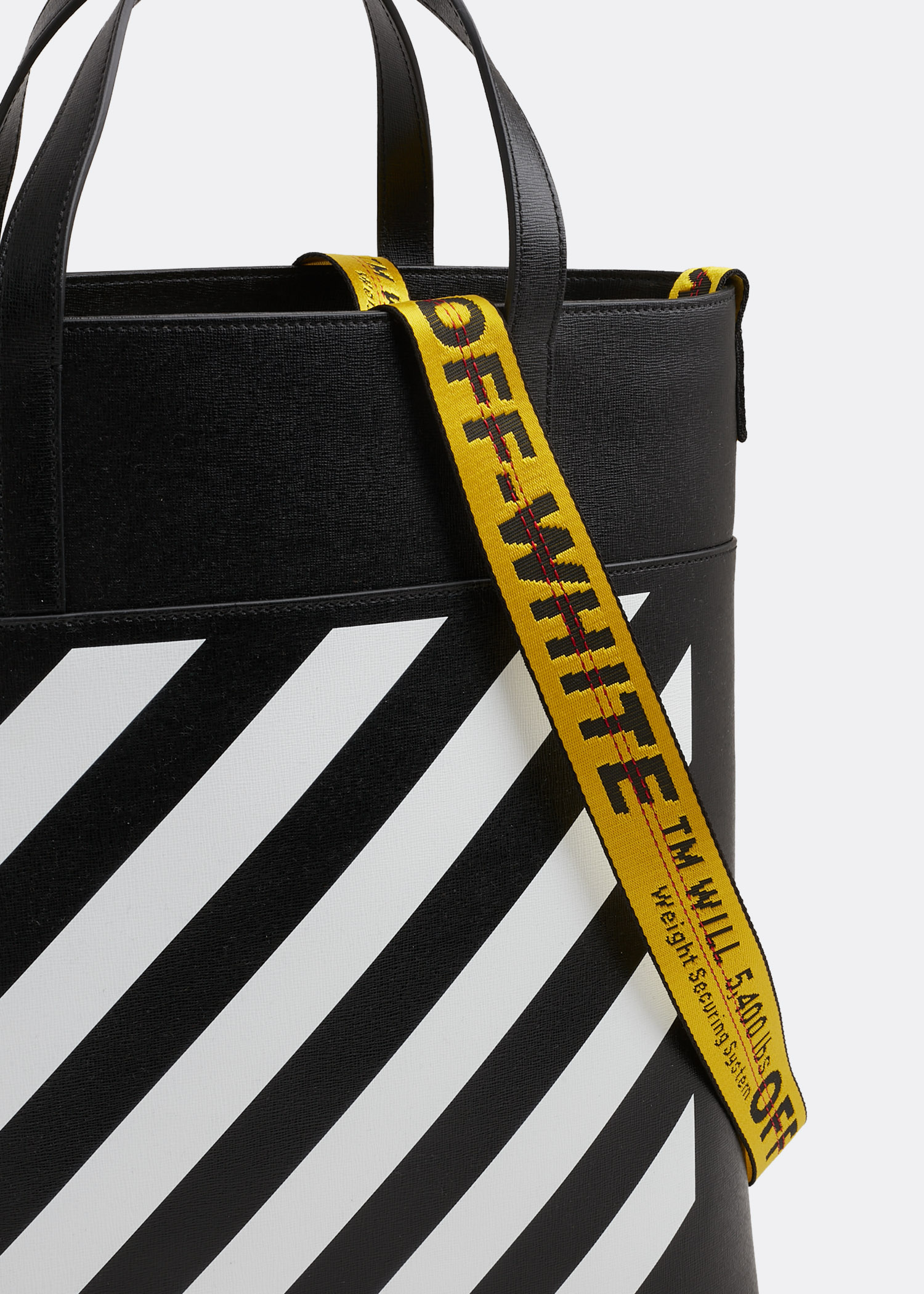 Off-White Diag-print tote bag for Men - Black in USA | Level Shoes
