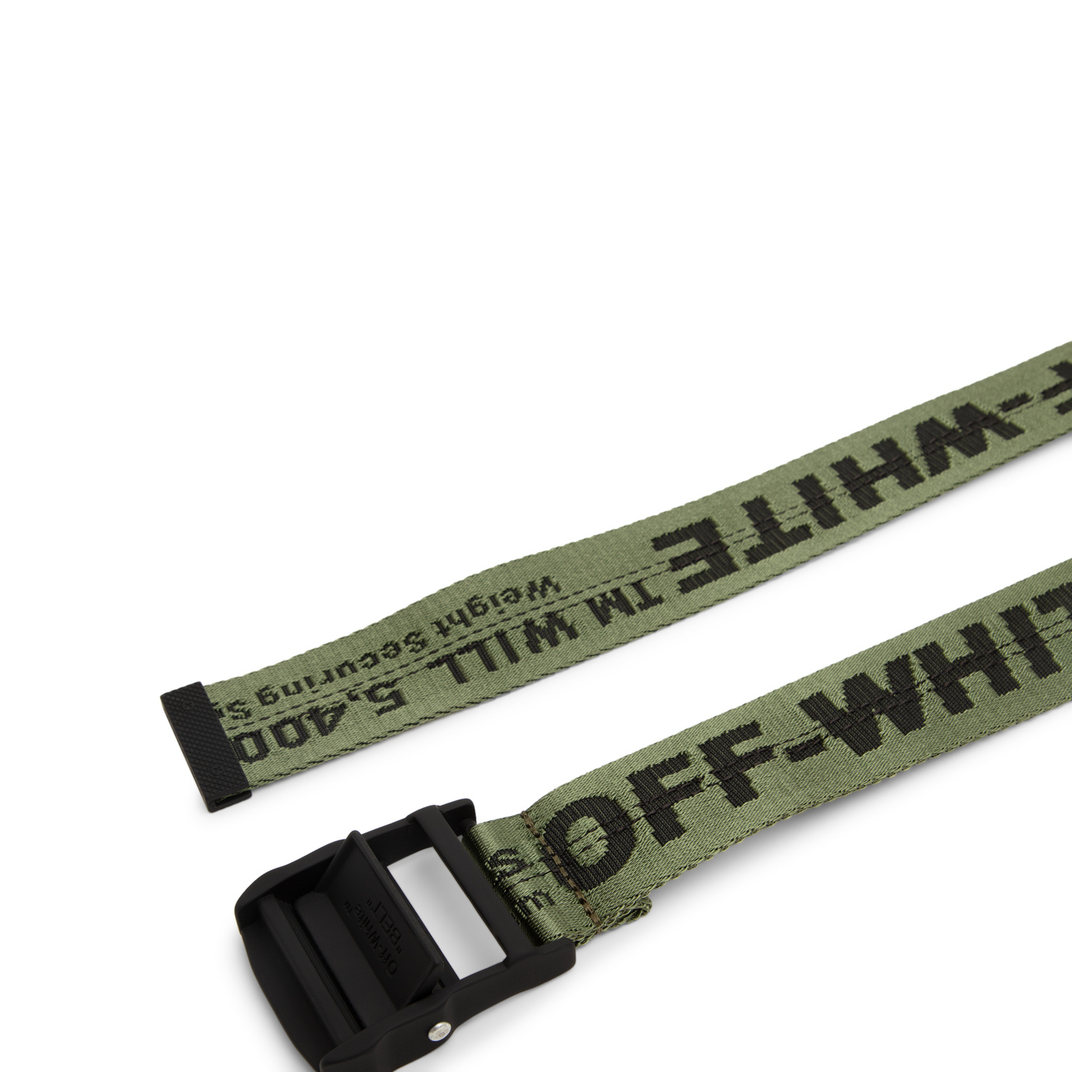 Off-White Industrial Belt in Camel Green Off-White Classic industrial belt for Men - Green in UAE  main image 4