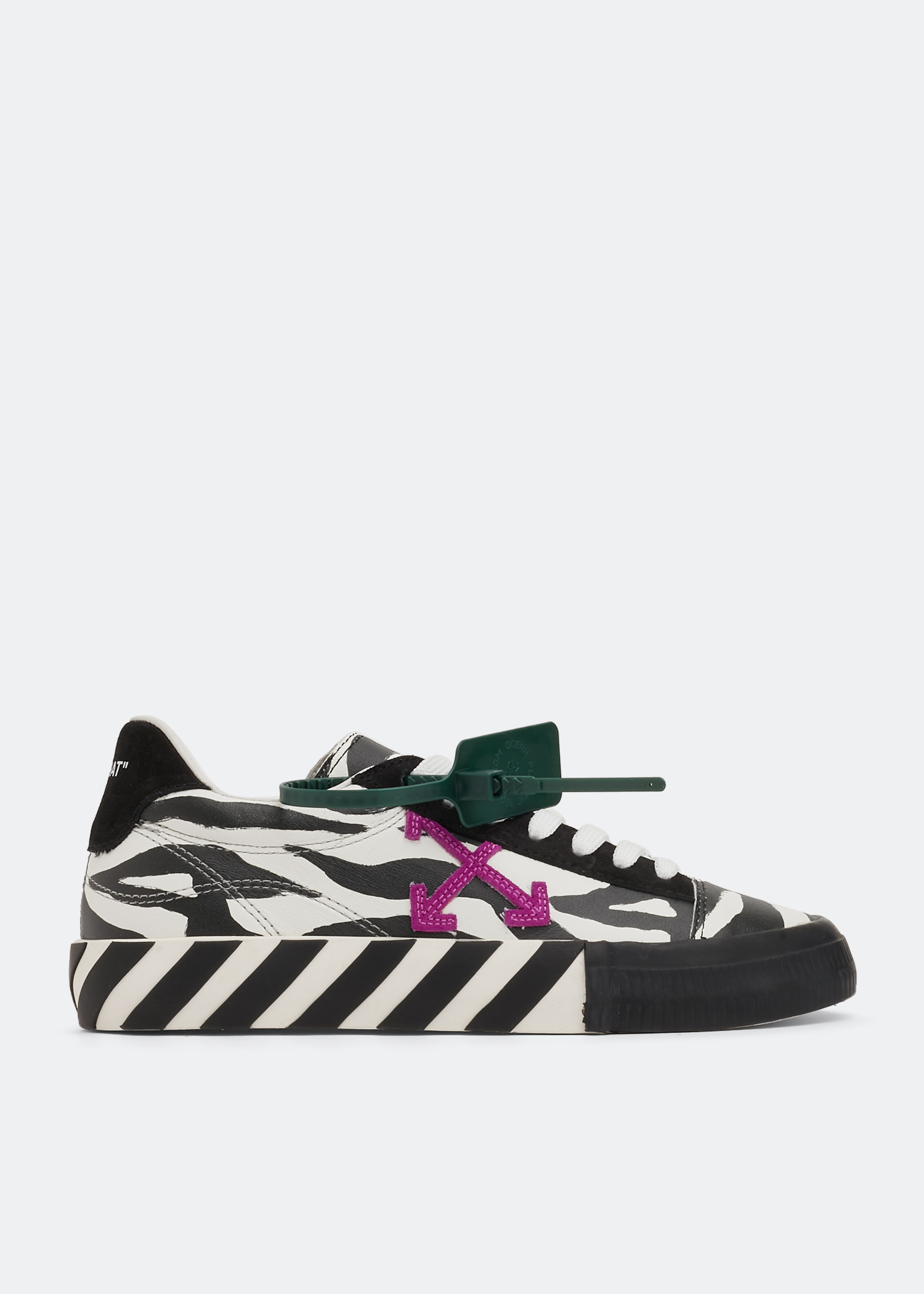 スニーカー OFF WHITE Women Sneakers 76841 OWIA112C99LEA0040120 73694 WH Off-White Low Vulcanised sneakers for Women - Animal Printed