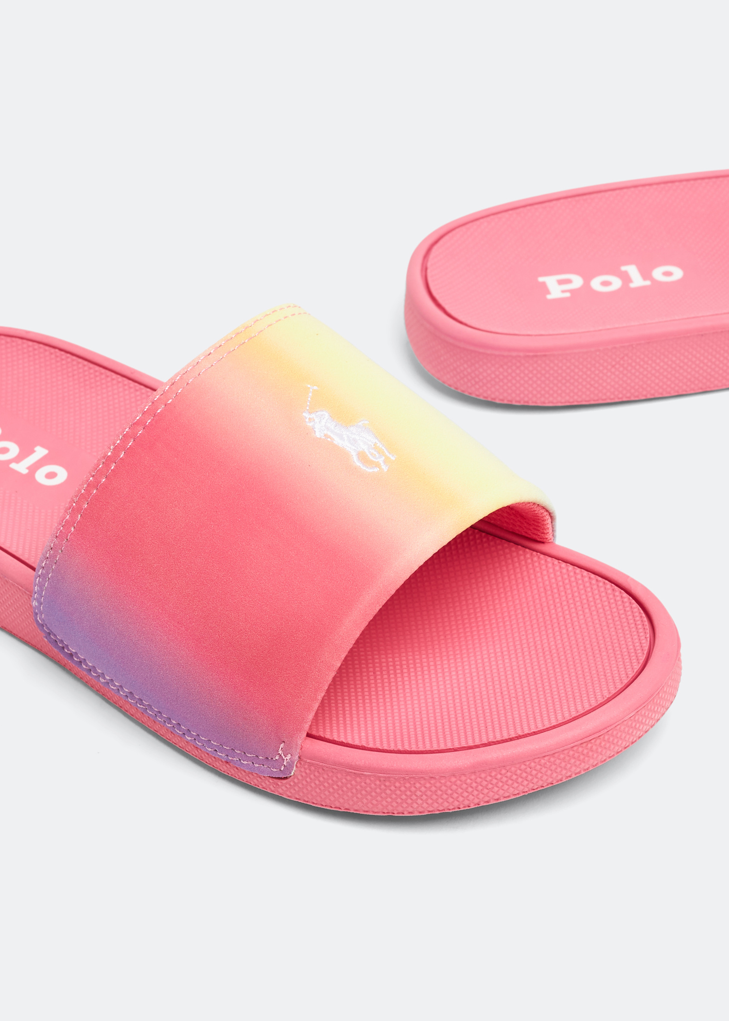 Polo Ralph Lauren Cayson II slides for Girl - Pink in UAE