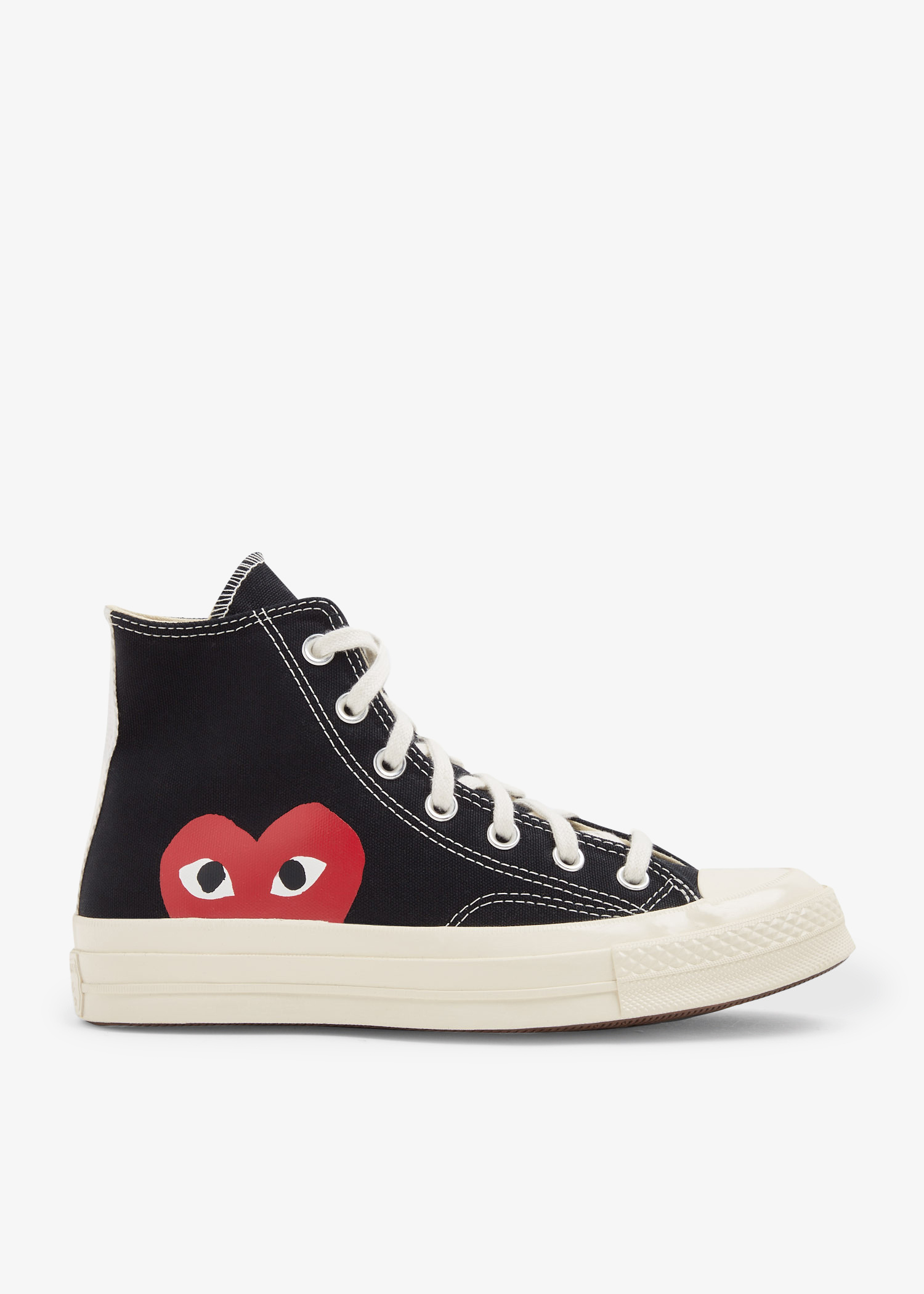 PLAY Comme Des Garcons P1K1121BLACK 関税送料込 Comme des Garçons PLAY X Converse sneakers for ADULT-UNISEX