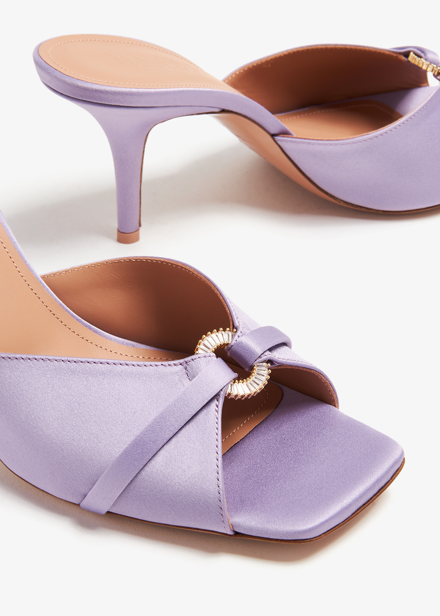 Malone Souliers Patricia 70 mules for Women - Purple in UAE