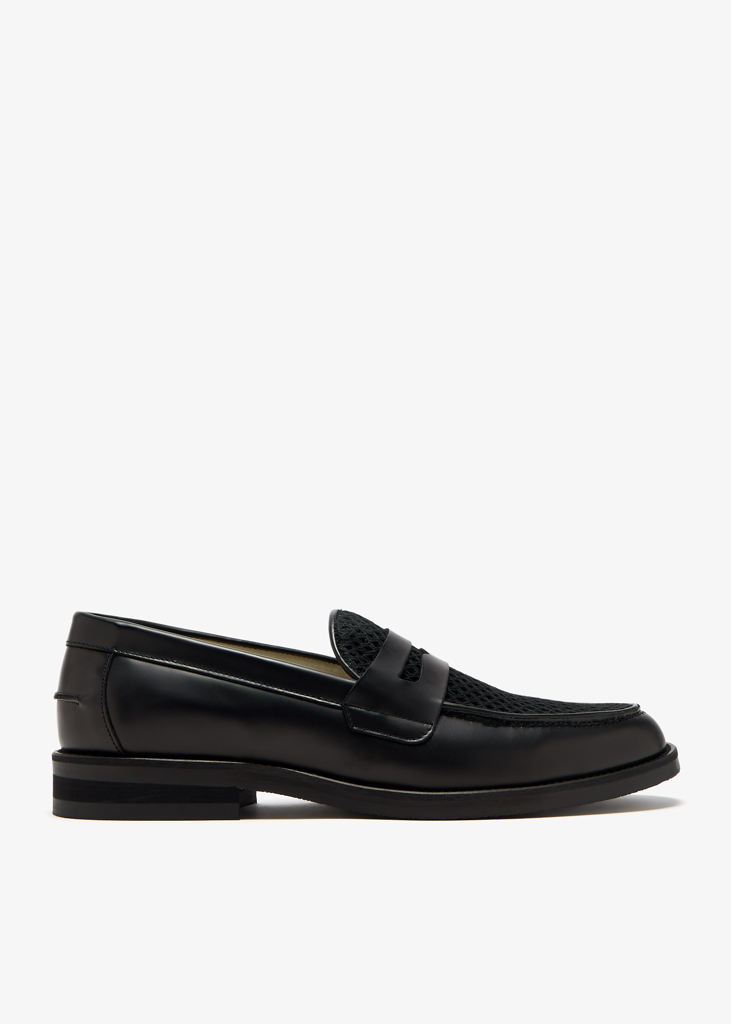DUKE + DEXTER Wilde Rattan Penny loafers for Men - Black in UAE