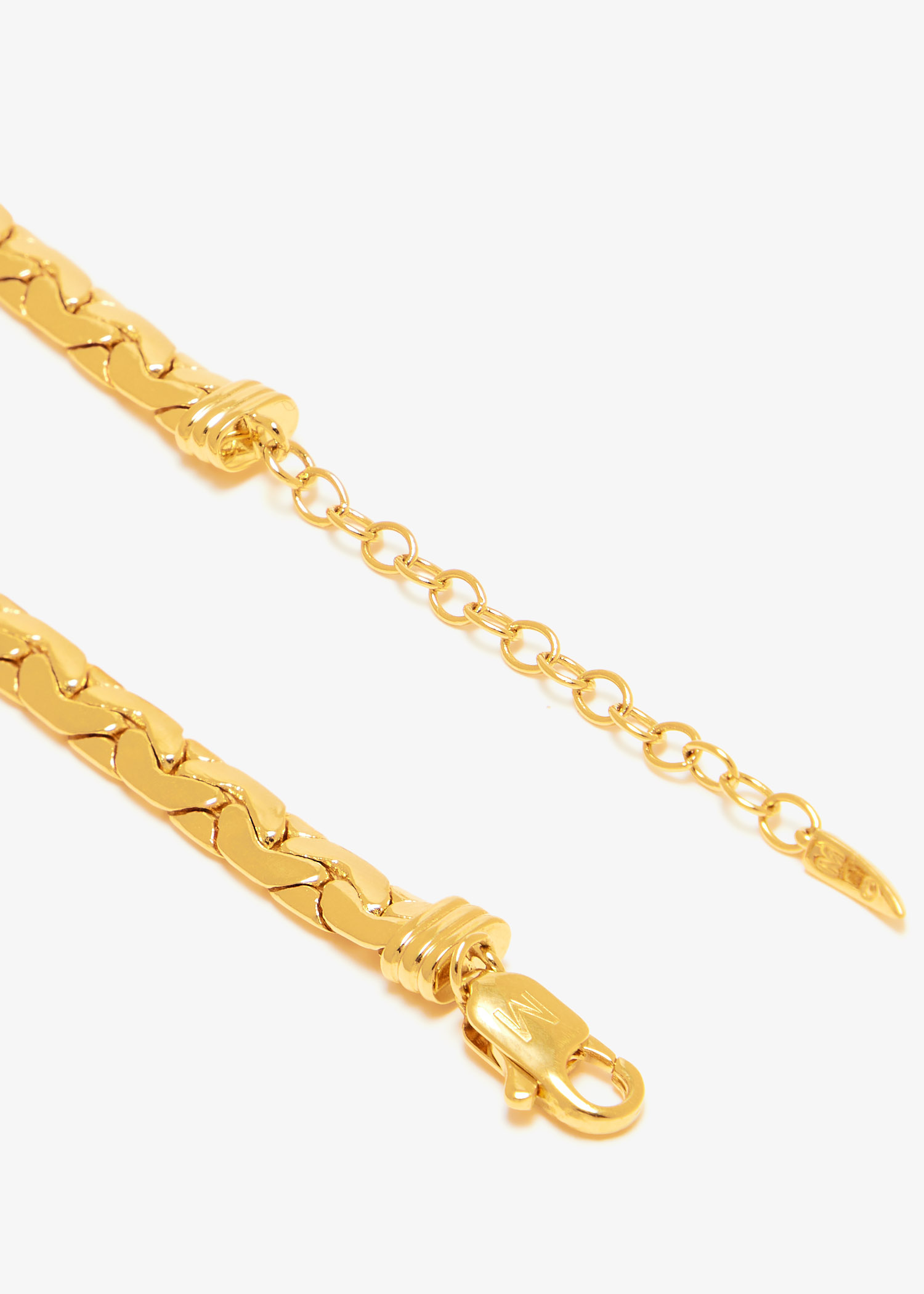 [MSCHF] RHOMBUS SNAKE CHOKER /追跡付 Gold Snake Necklace — Iradj Moini