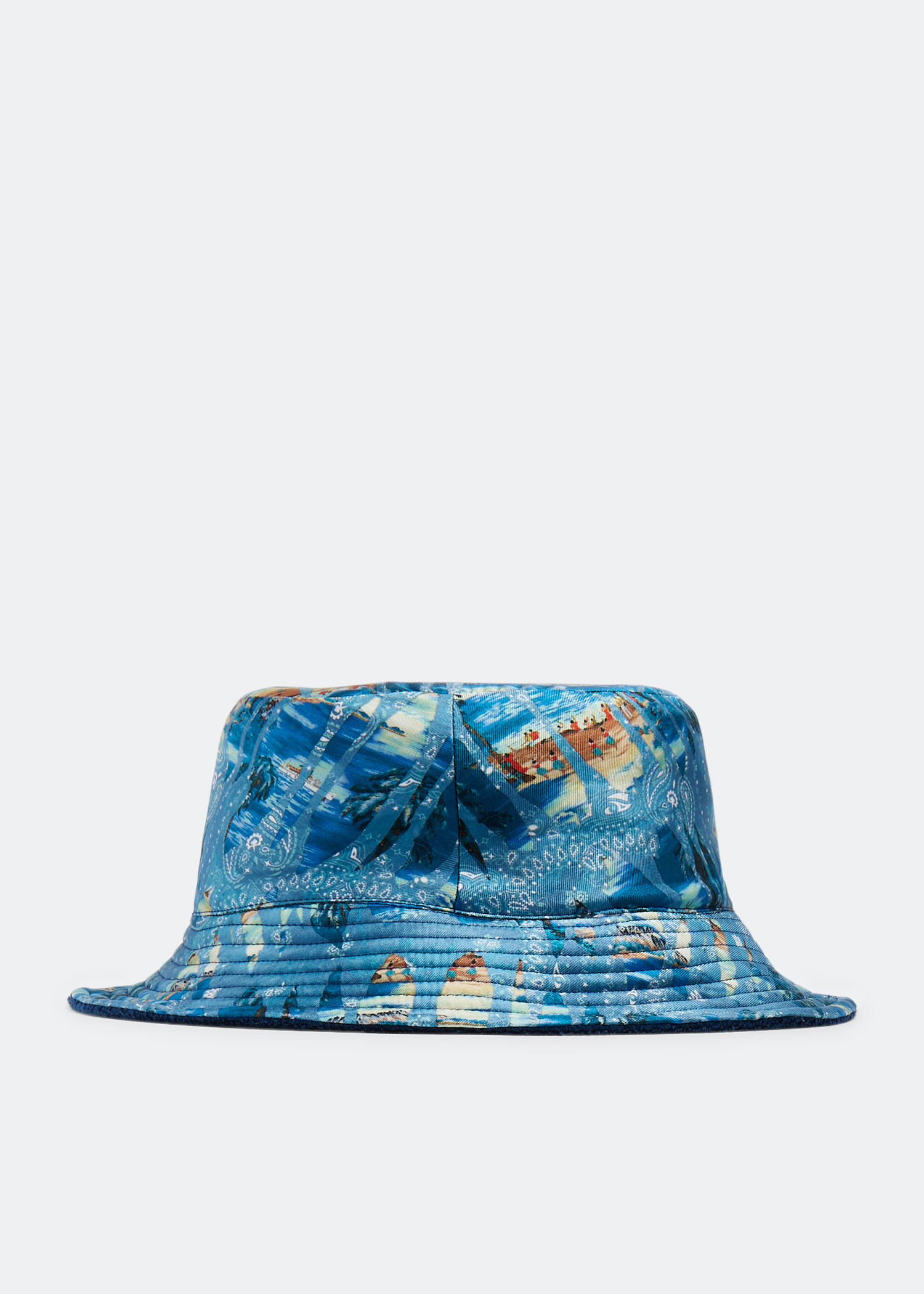 帽子 amiri bandana bucket hat Amiri Bandana Jacquard Bucket Hat - Indigo | Editorialist