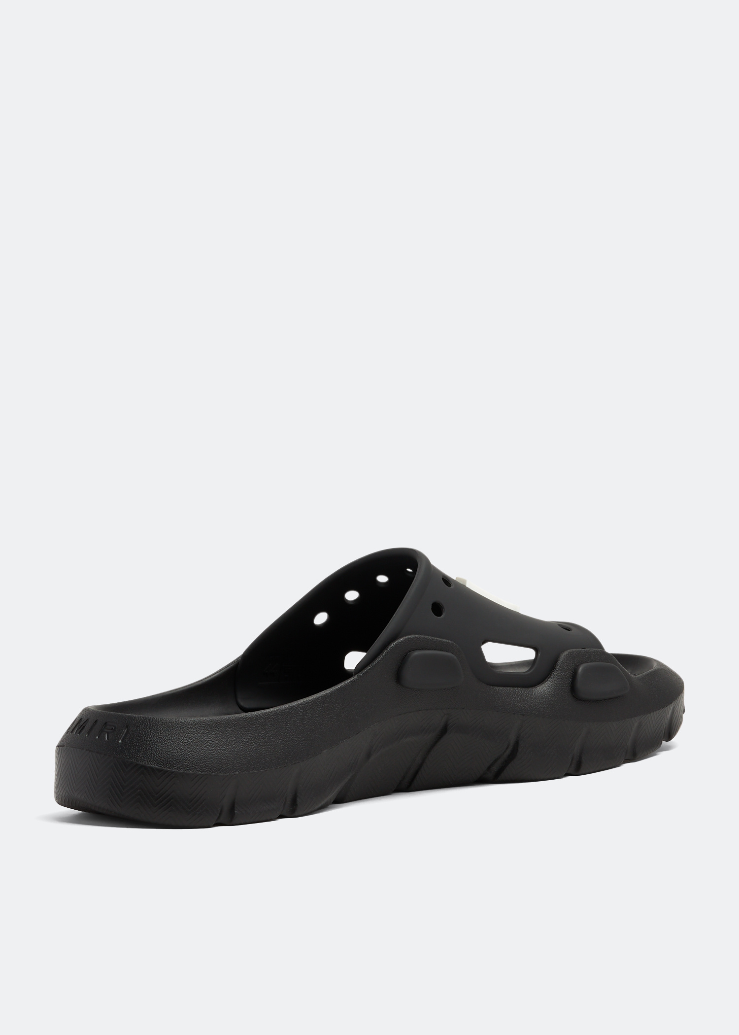 AMIRI ブラック Sunday プールスライド AMIRI Sunday slides for Men - Black in UAE | Level Shoes