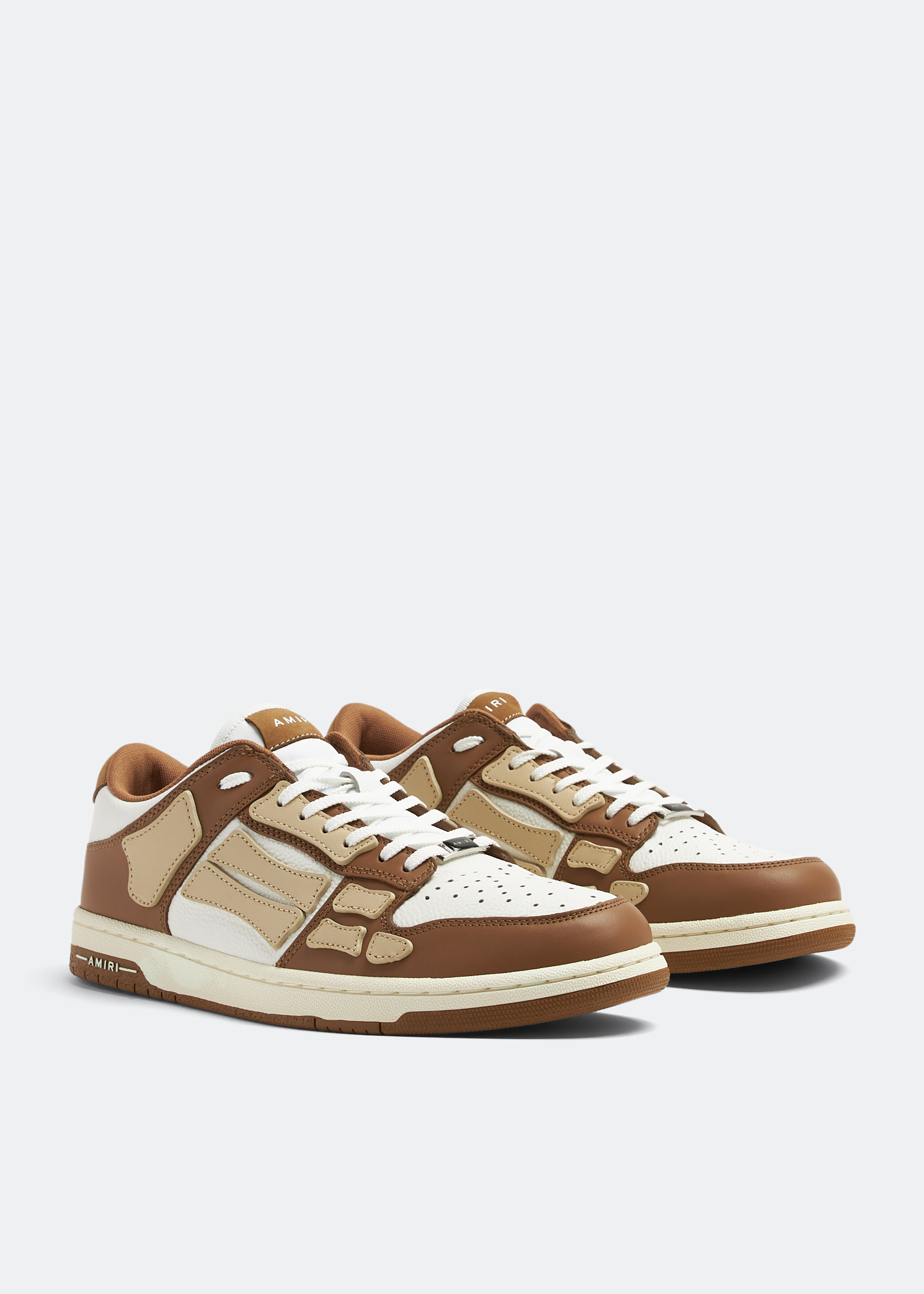 AMIRI Skel low-top sneakers for Men - Brown in UAE | Level Shoes