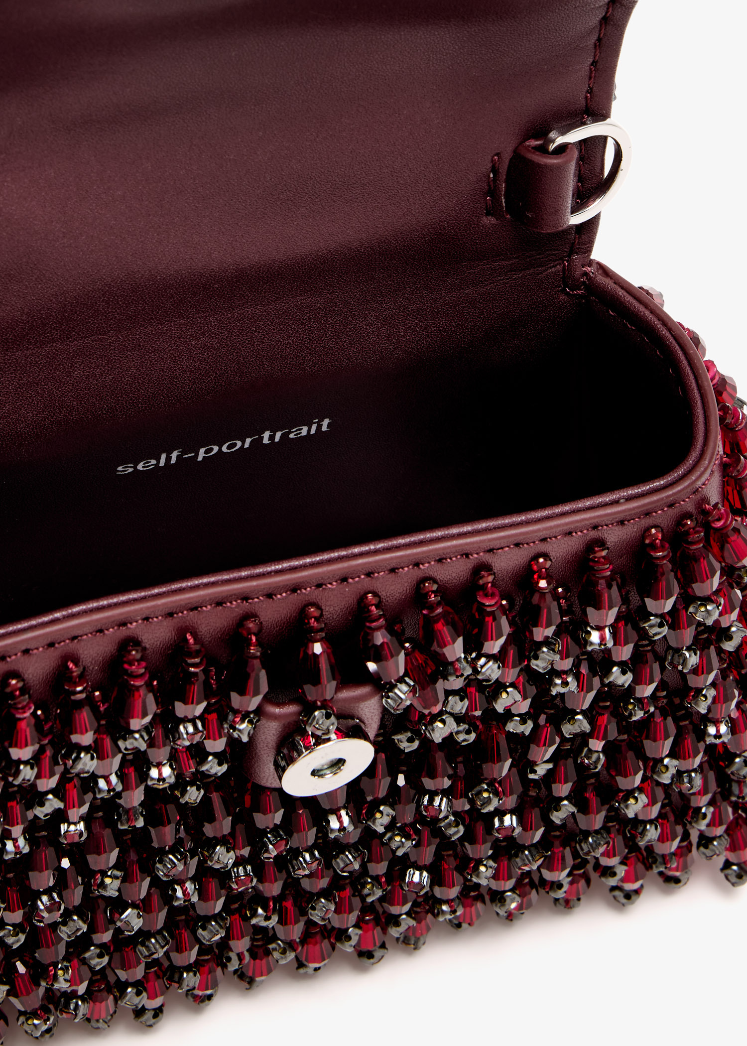 SELF-PORTRAIT Woman Mini bag Burgundy RS25301ABU BURGUNDY