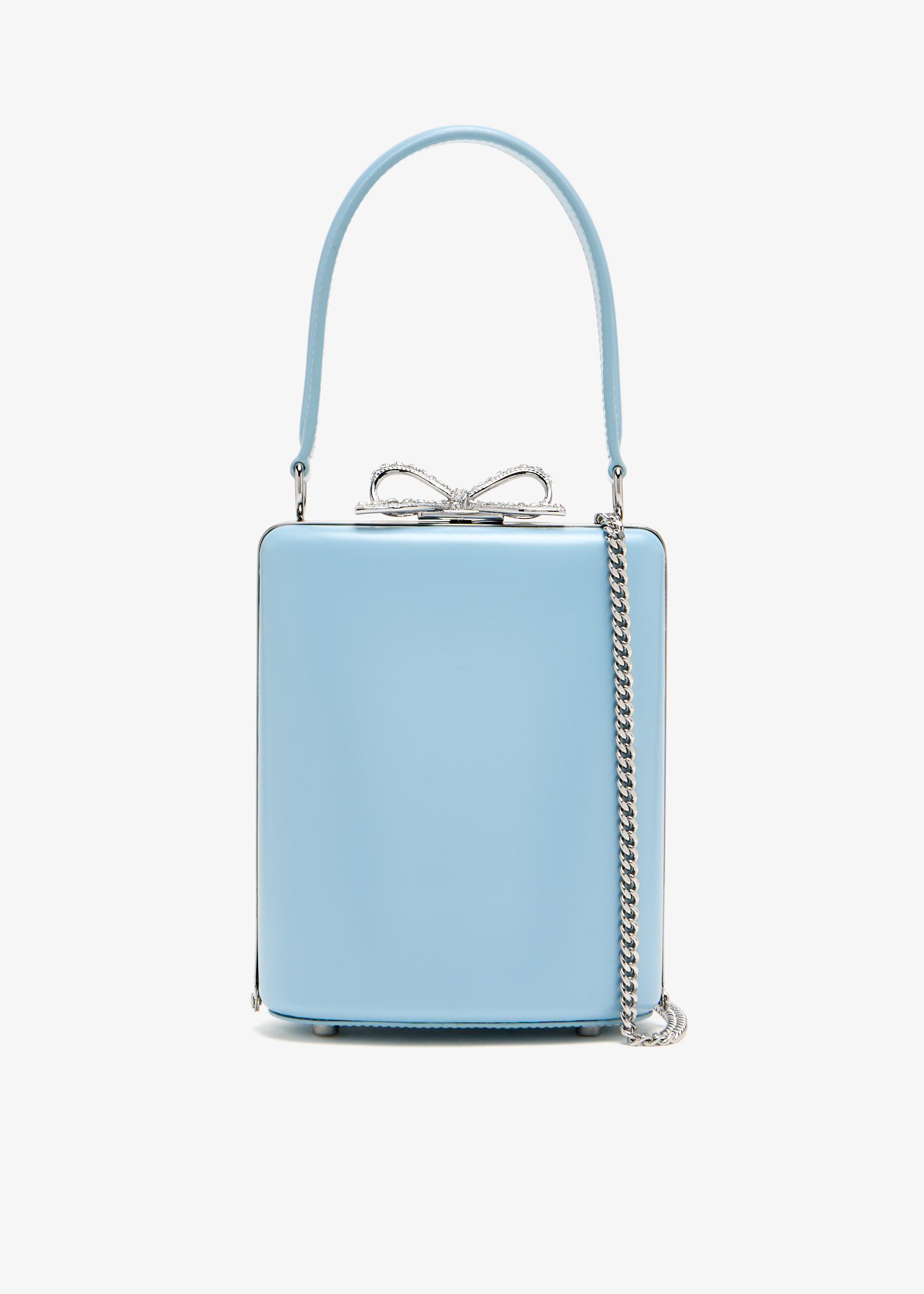self-portrait PF25325BLLEATHERBAGBLUE 関税送料込 Self-Portrait Leather bag for Women - Blue in UAE | Level Shoes
