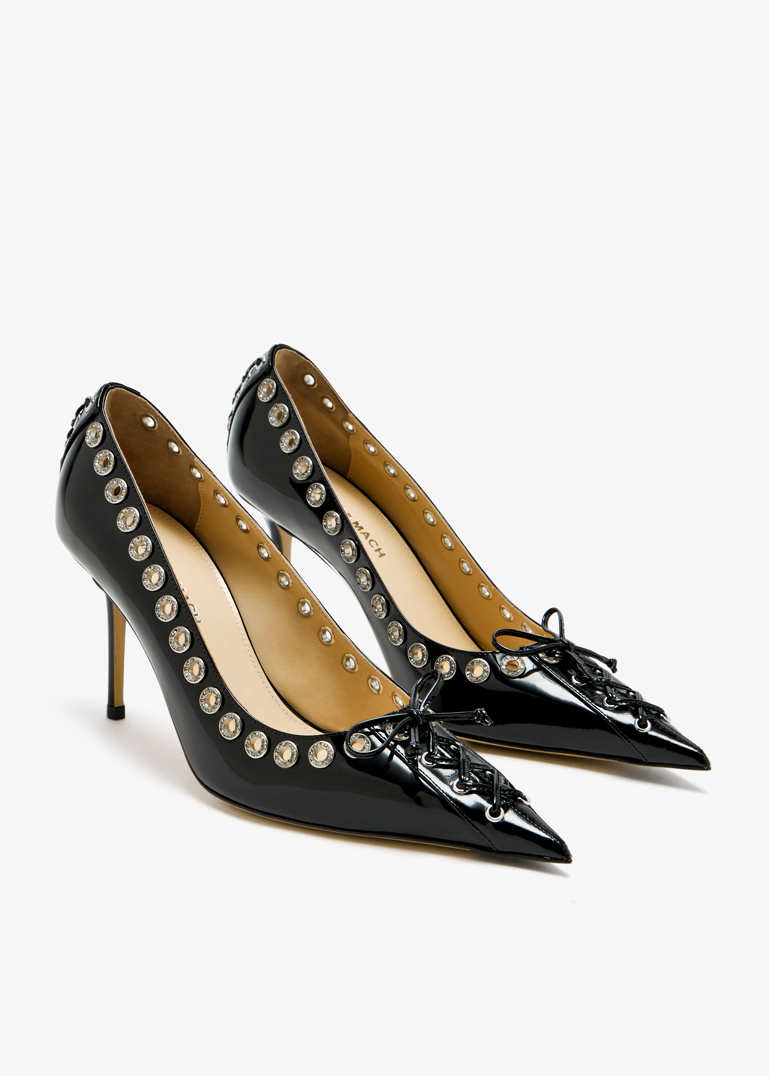 ブラッド・ブラザース 刺馬('73香港) MACH & MACH Crystallized Corset pumps for Women - Black in