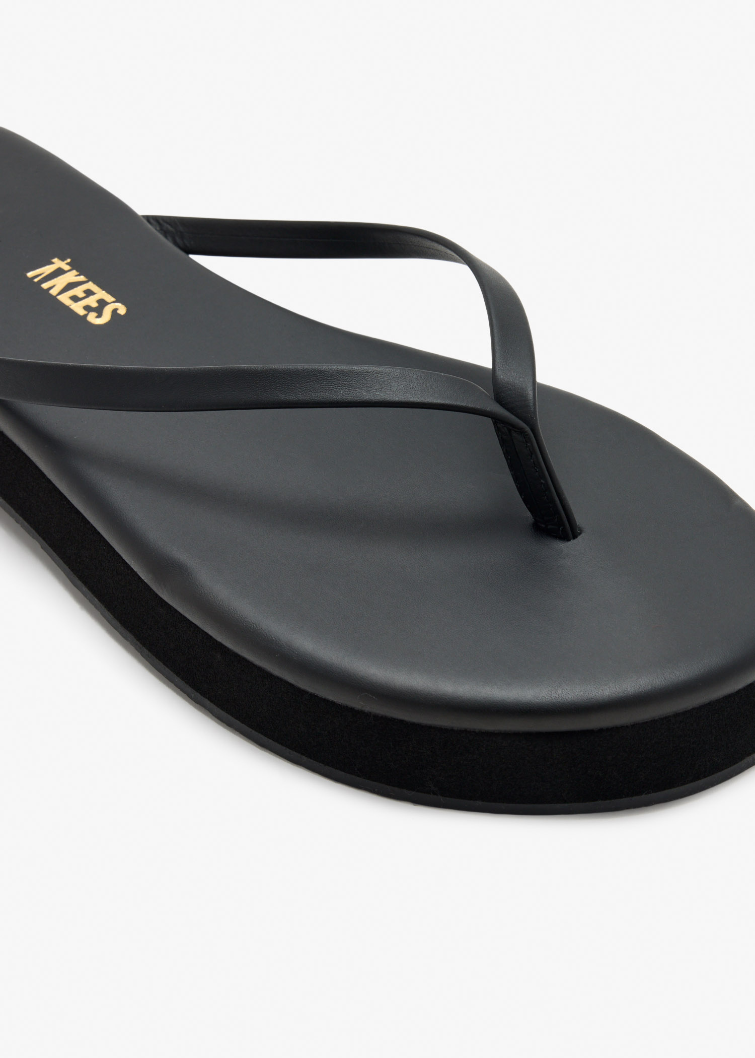 TKEES Lily platform sandals for Women - Black in UAE | Level Shoes