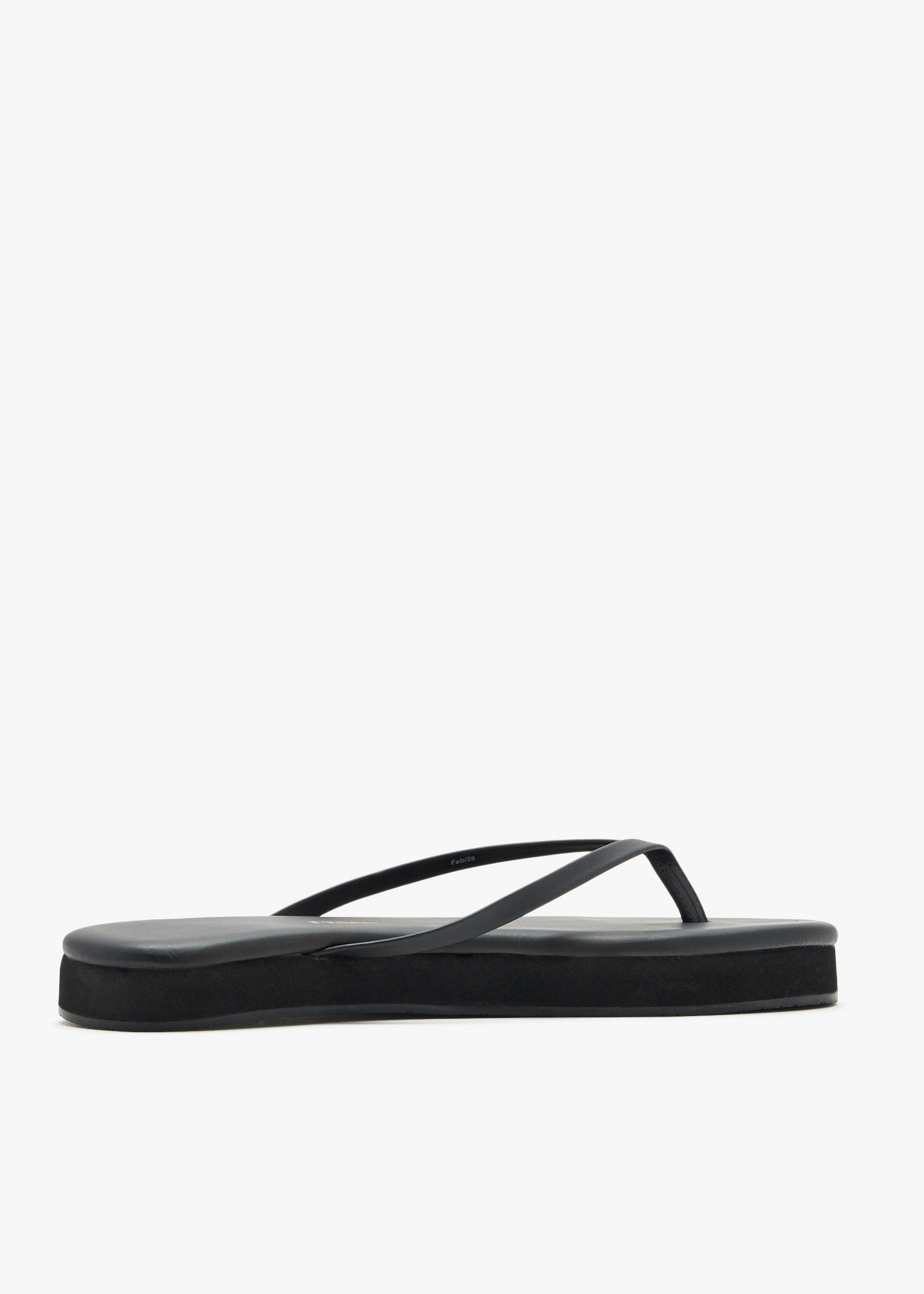 TKEES Lily platform sandals for Women - Black in UAE | Level Shoes