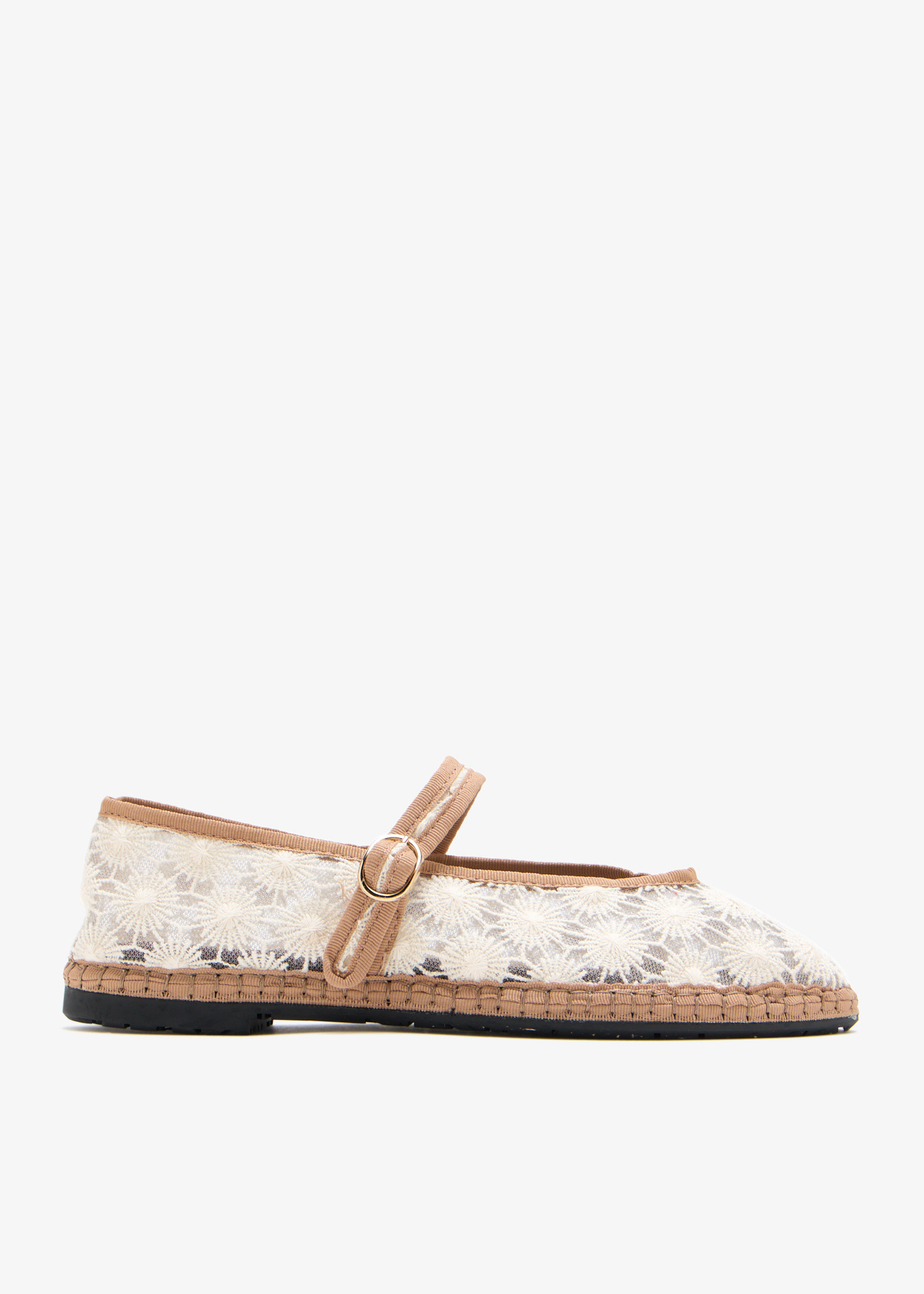 Flabelus Pierre Sunflower Mary Jane shoes for Women - Cream in USA