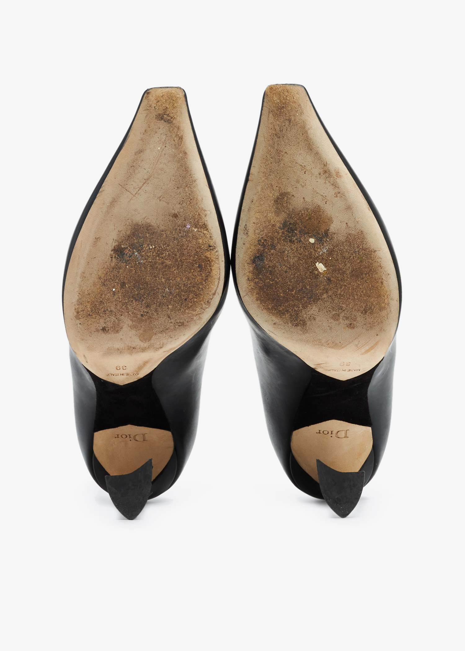新品・未使用DiorPrestigeLaMousse120g Dior Pre-Loved Lace peep-toe platform pumps for Women