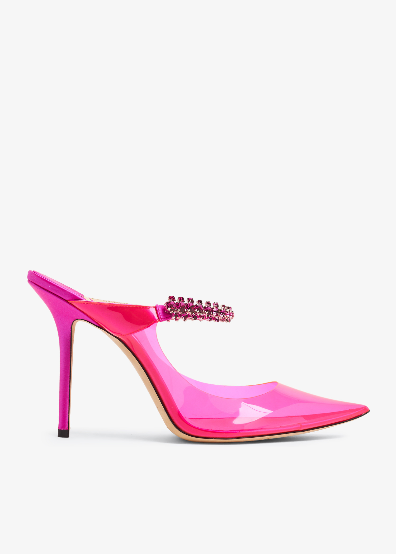 Jimmy Choo Pre-Loved Bing 100 mules for Women - Pink in UAE