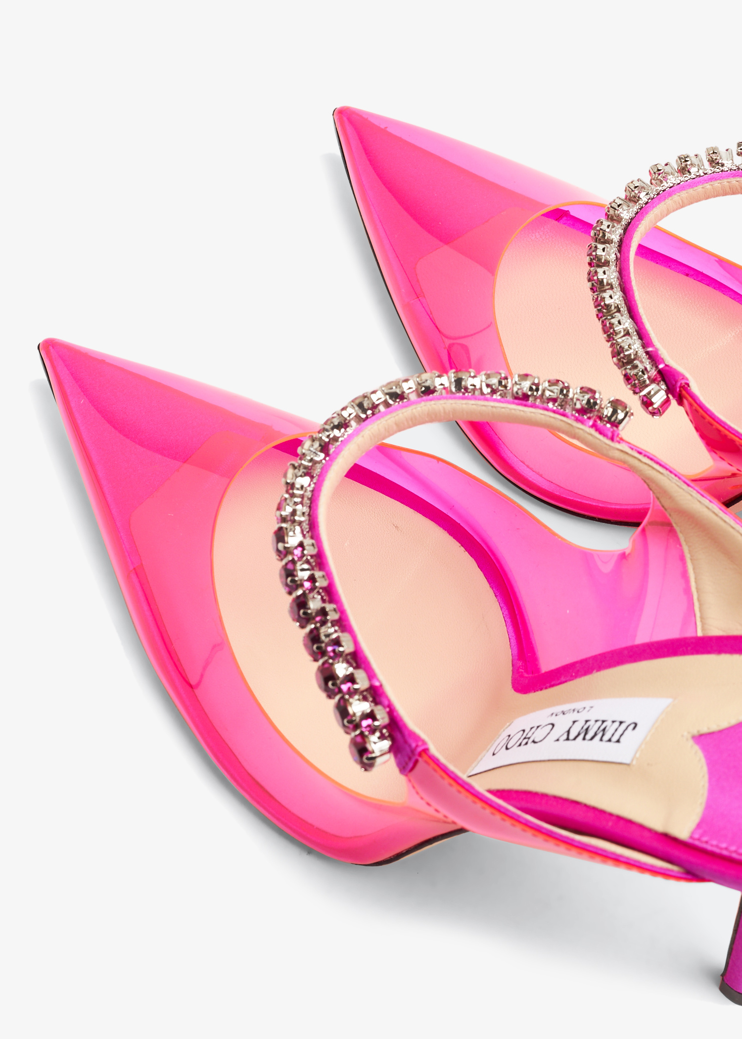 Jimmy Choo Pre-Loved Bing 100 mules for Women - Pink in UAE