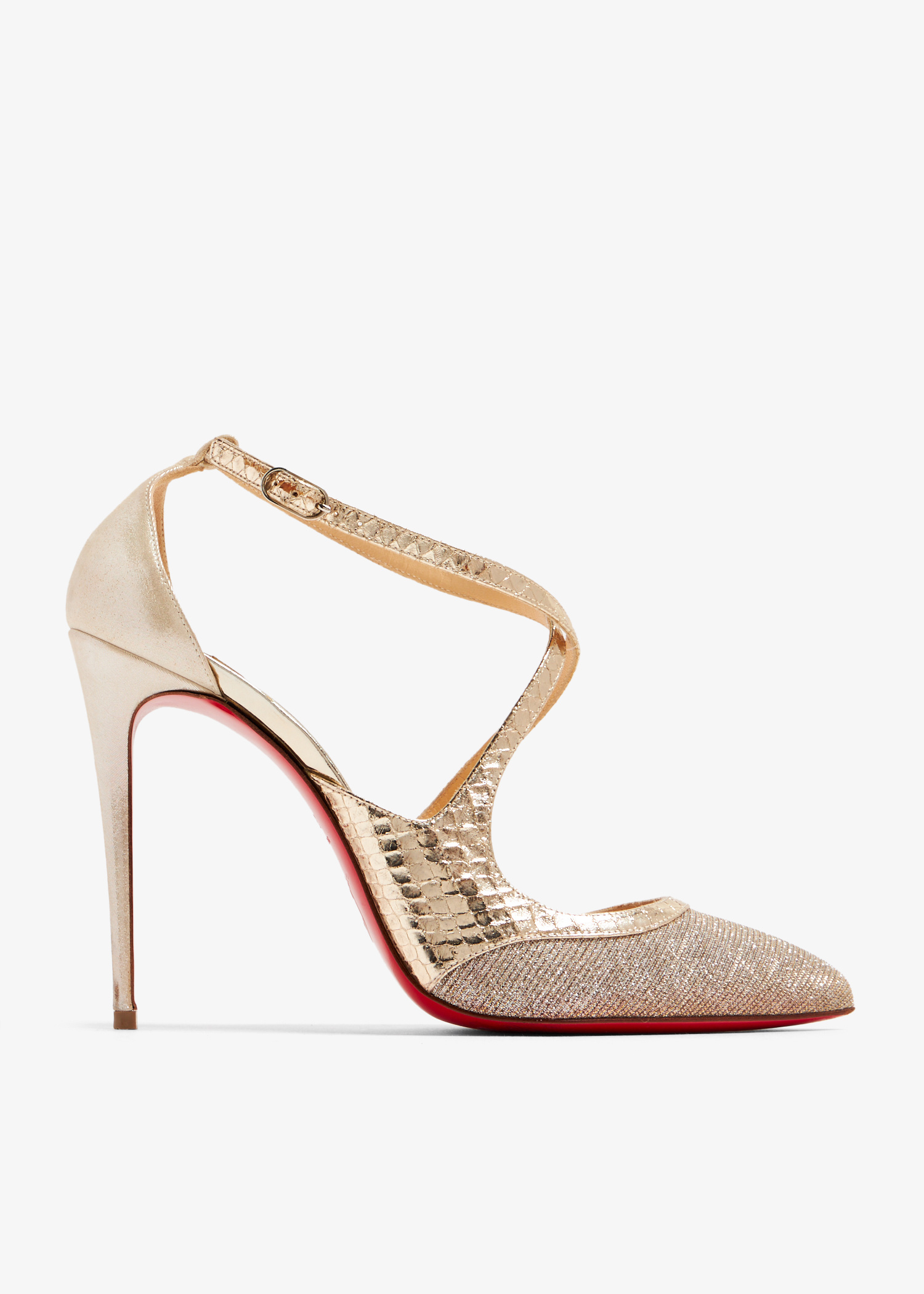 Christian Louboutin Pre-Loved Crissos glitter pumps for Women