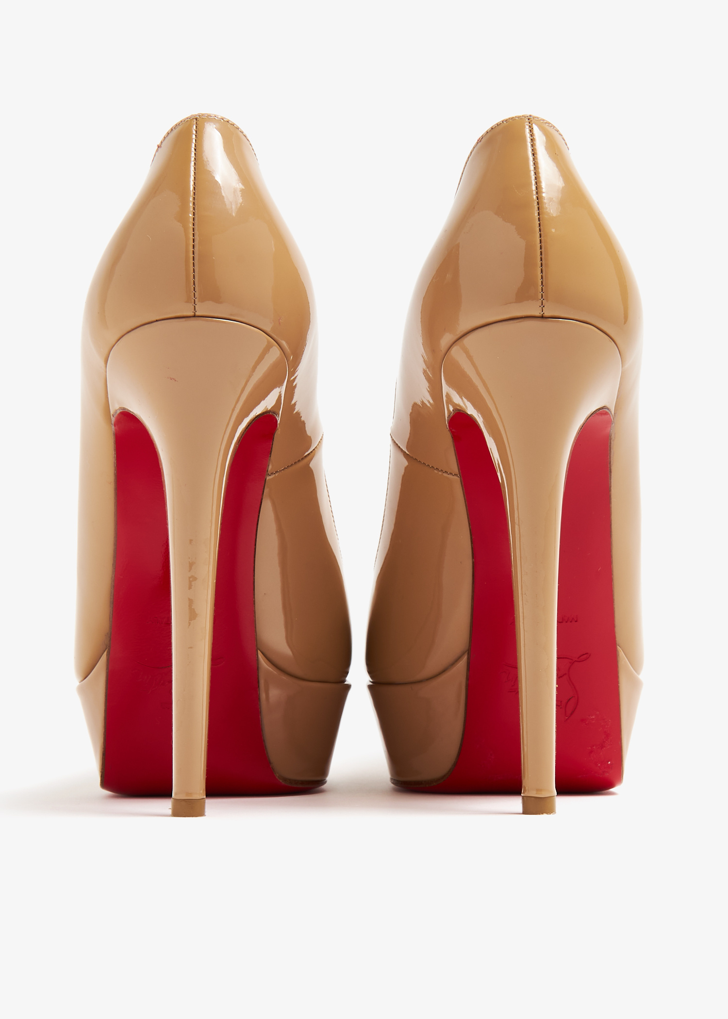 【Christian Louboutin】 Pyra Du Desert 30クレープサテンサン Pyra Du Desert 30 crêpe satin sandals in pink - Christian