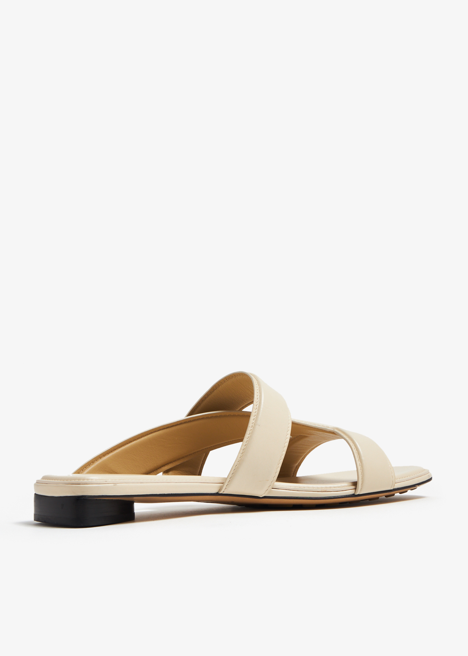 Bottega Veneta Pre-Loved Band flat sandals for Women - Beige