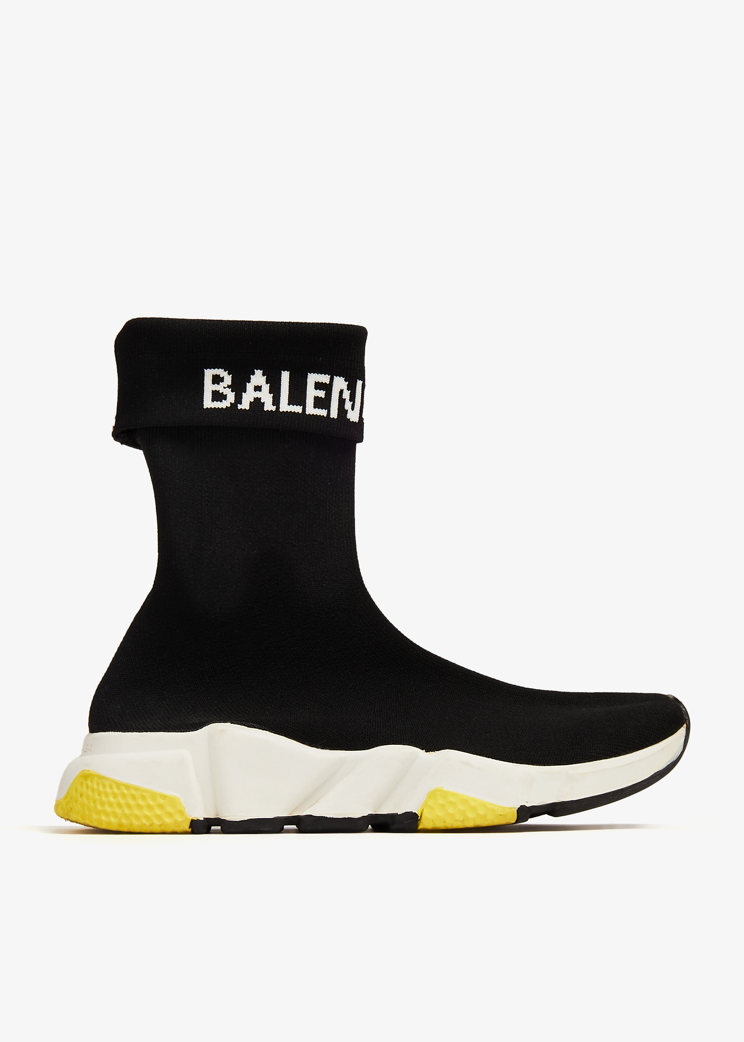 Balenciaga Pre-Loved Cuffed Speed sneakers for Women - Black