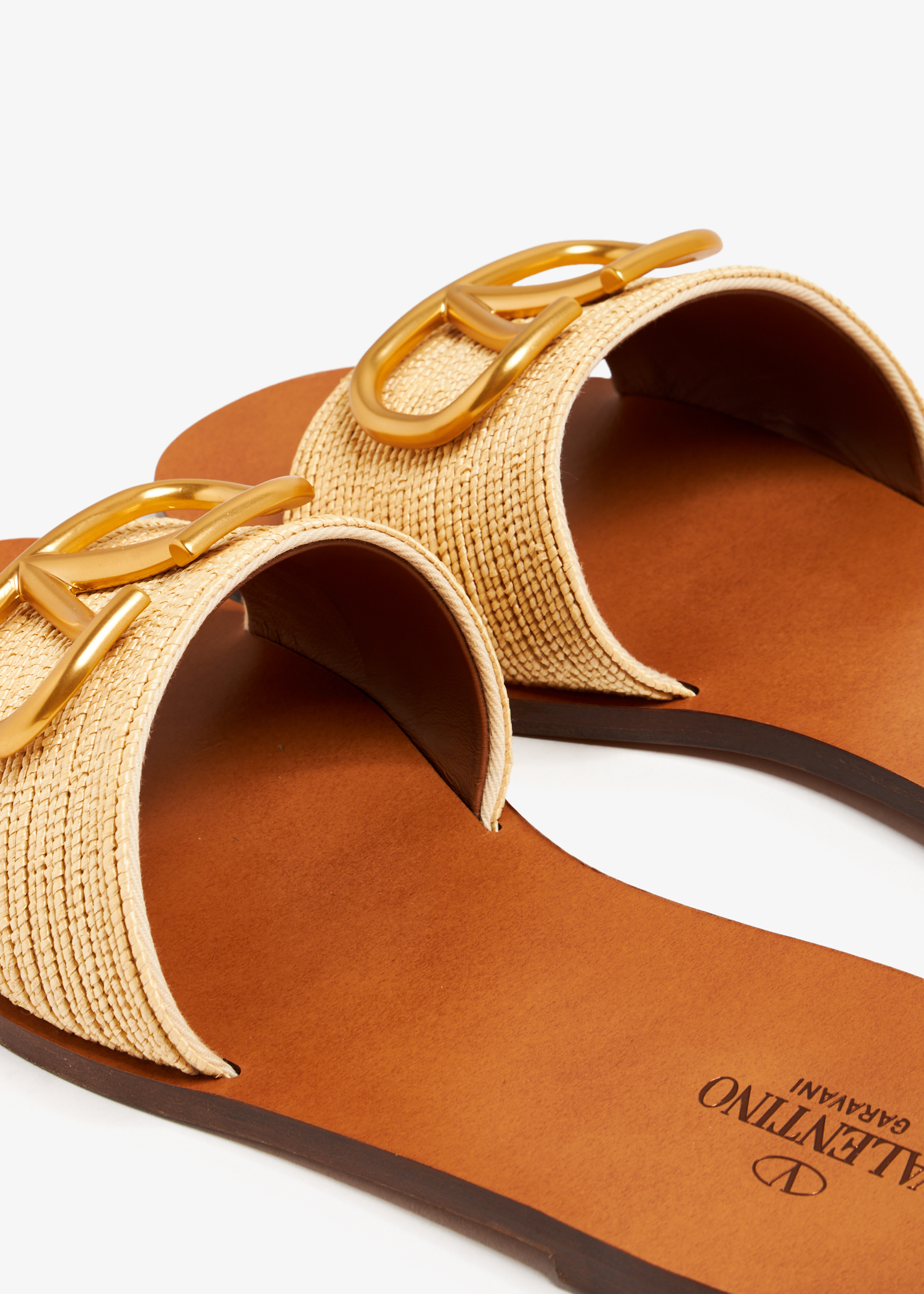 Valentino Garavani Pre-Loved VLogo Signature slide sandals