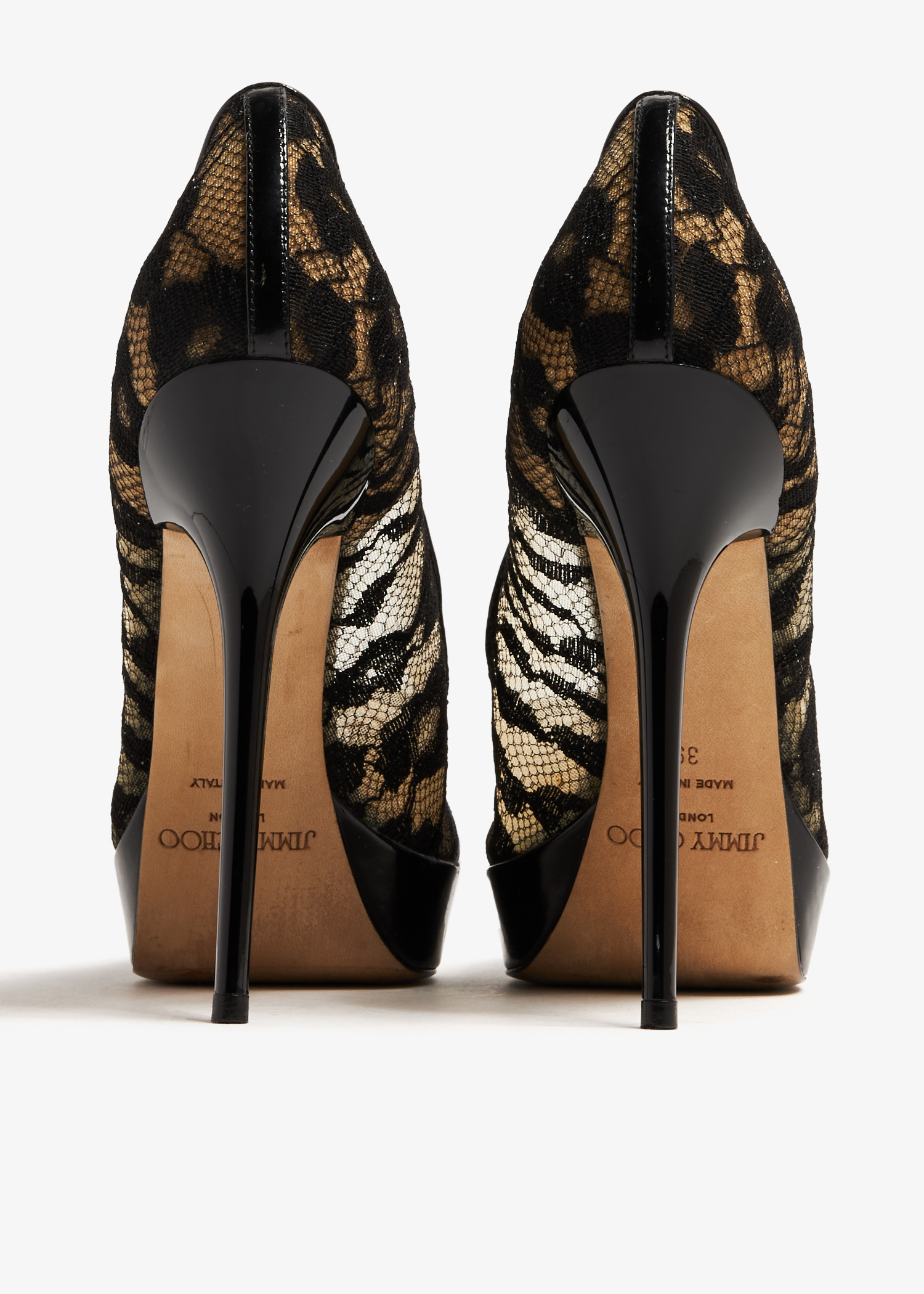 Jimmy Choo Pre-Loved Bizmo round-toe pumps for Women - Black