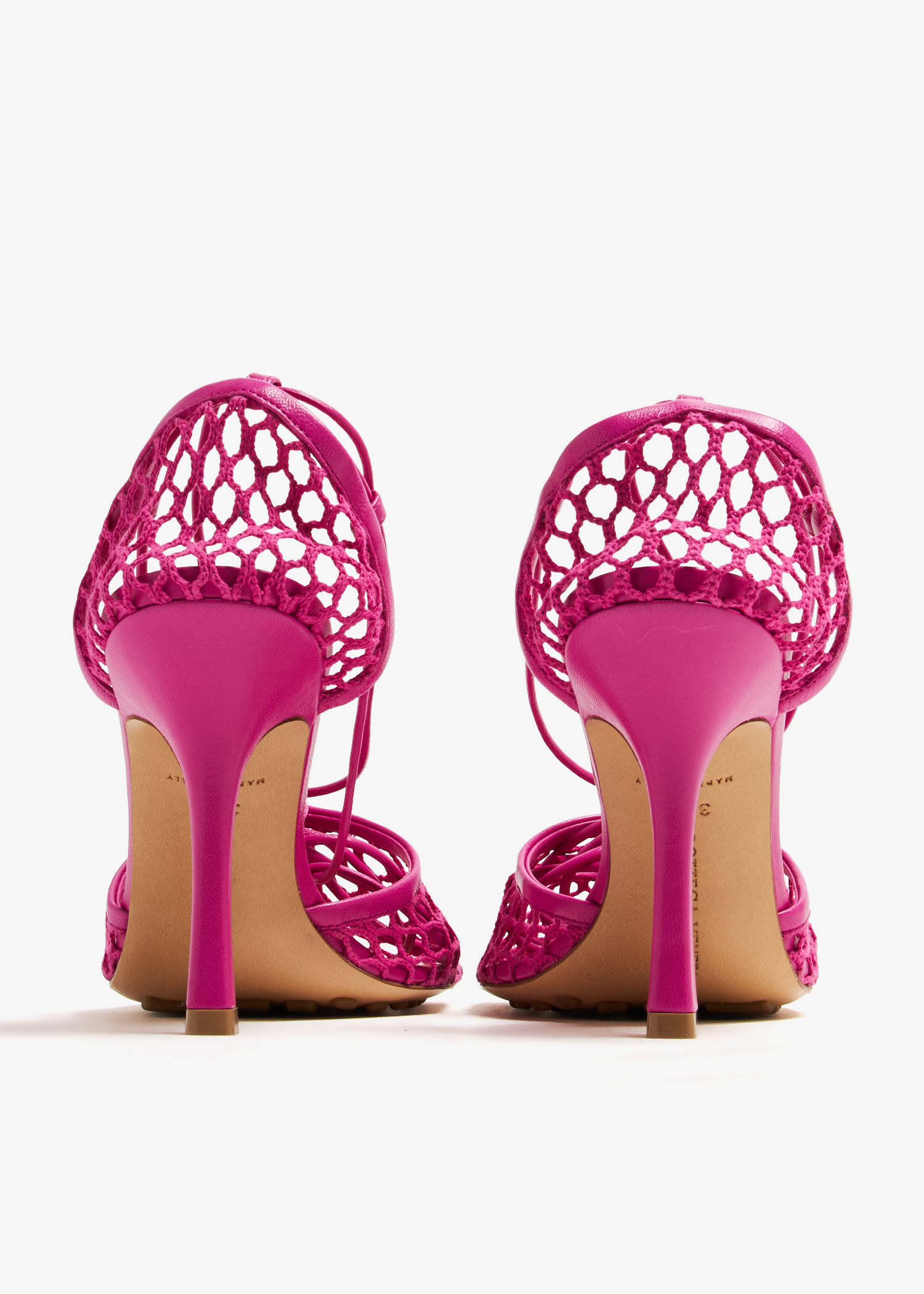 Bottega Veneta Pre-Loved Stretch sandals for Women - Pink in UAE