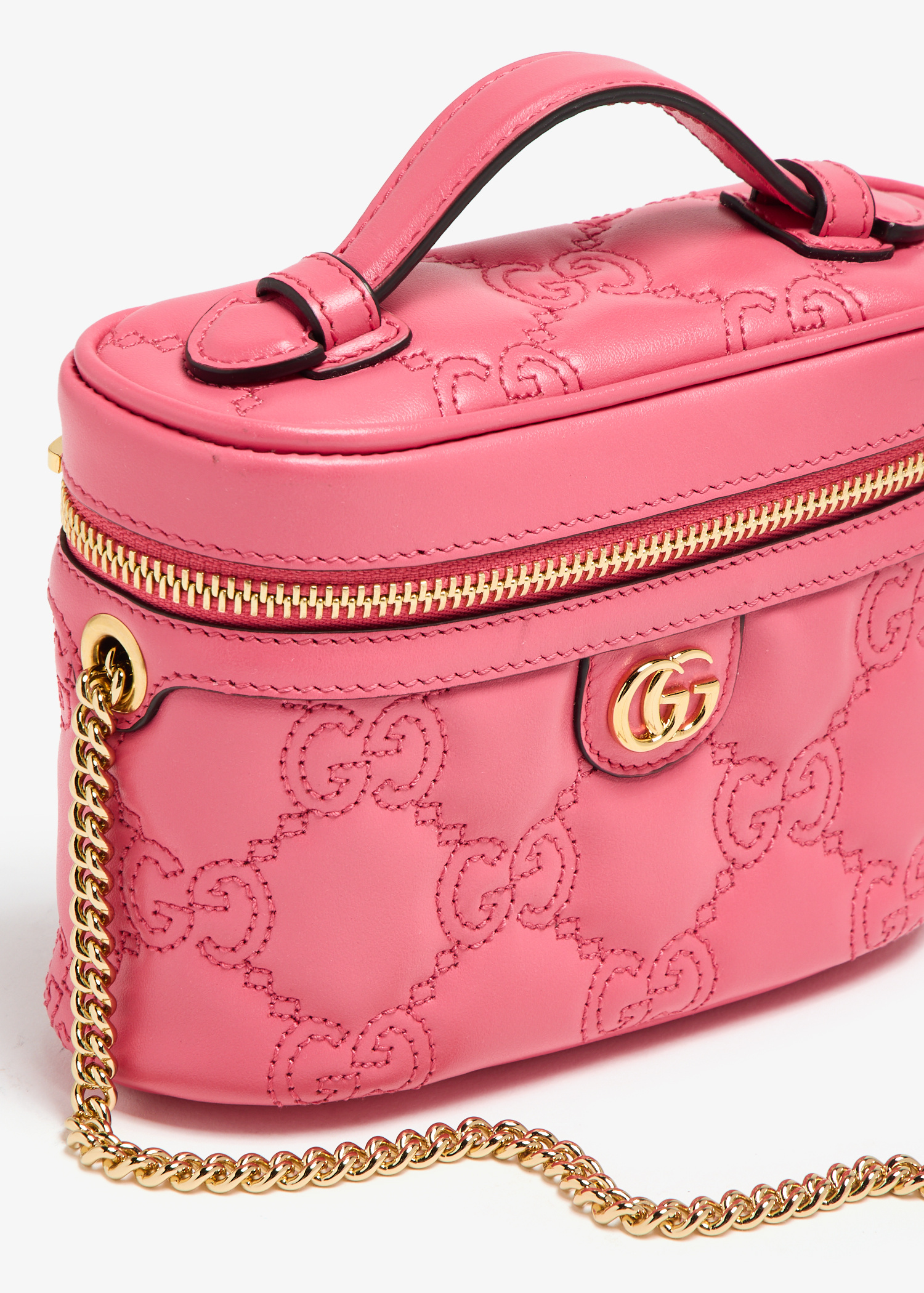 Gucci Pre-Loved GG Matelassé top handle mini bag for Women