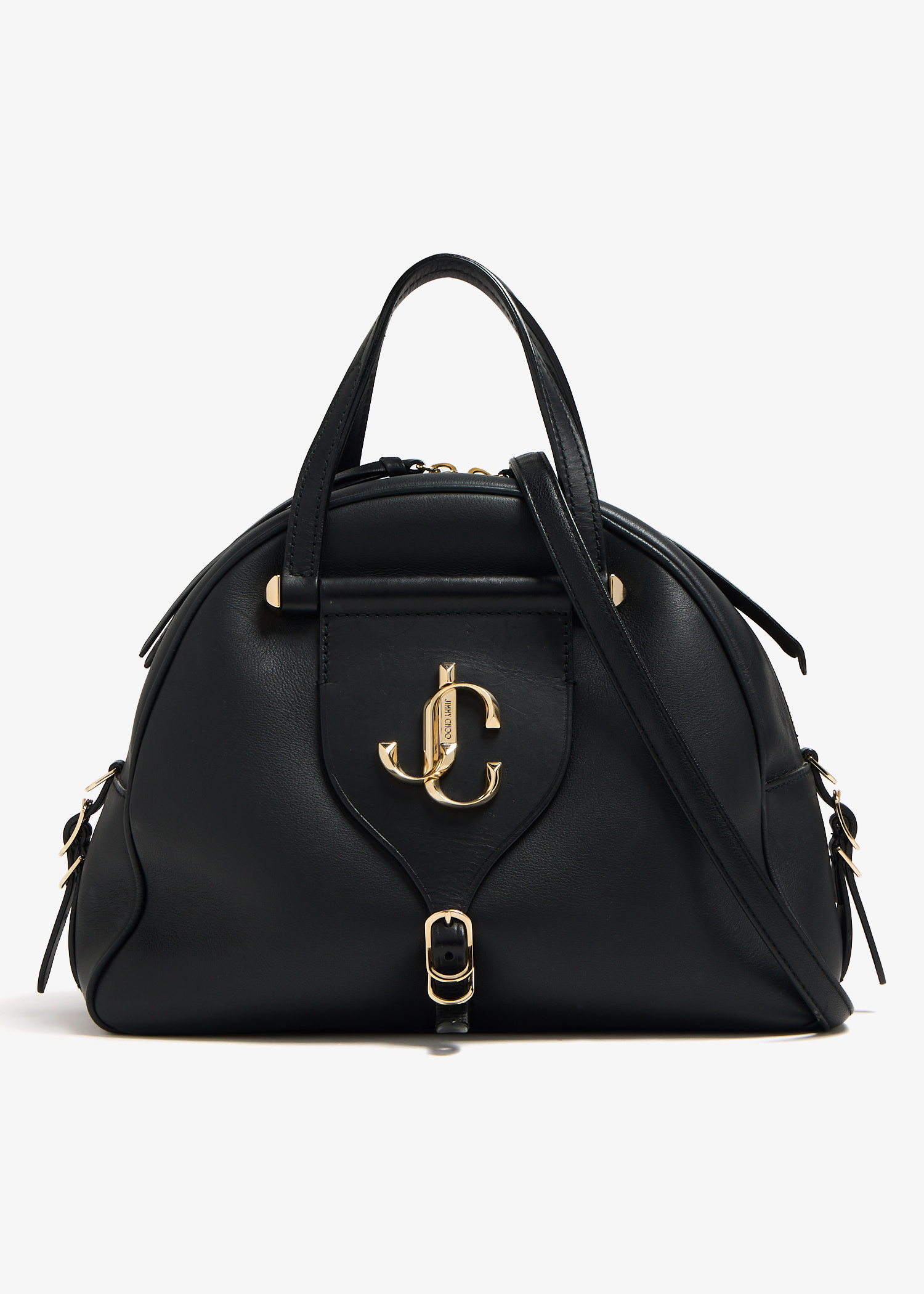 Jimmy Choo Pre-Loved Medium Varenne bowler bag for Women - Black 