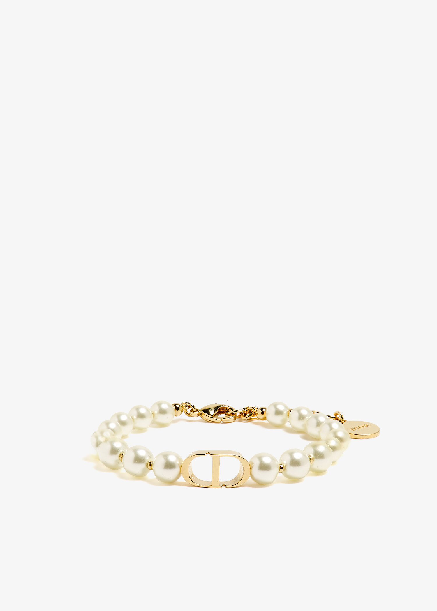 Dior Pre-Loved CD 30 Montaigne bracelet for Women - White in UAE 