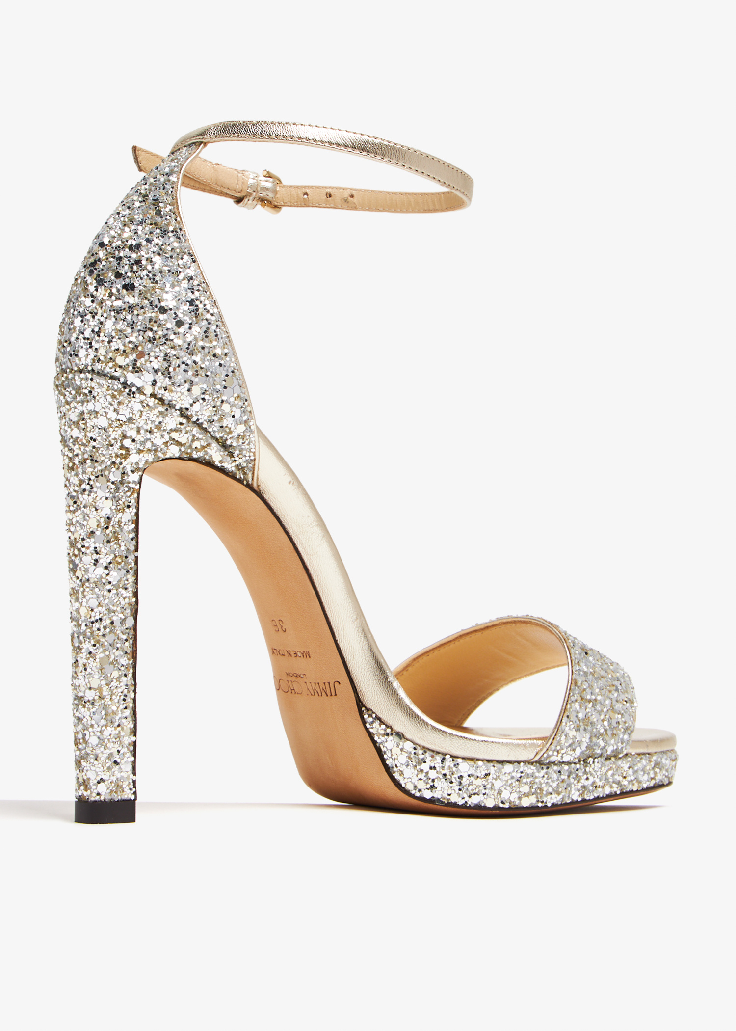 Jimmy Choo Pre-Loved Misty 120 sandals for Women - Silver in