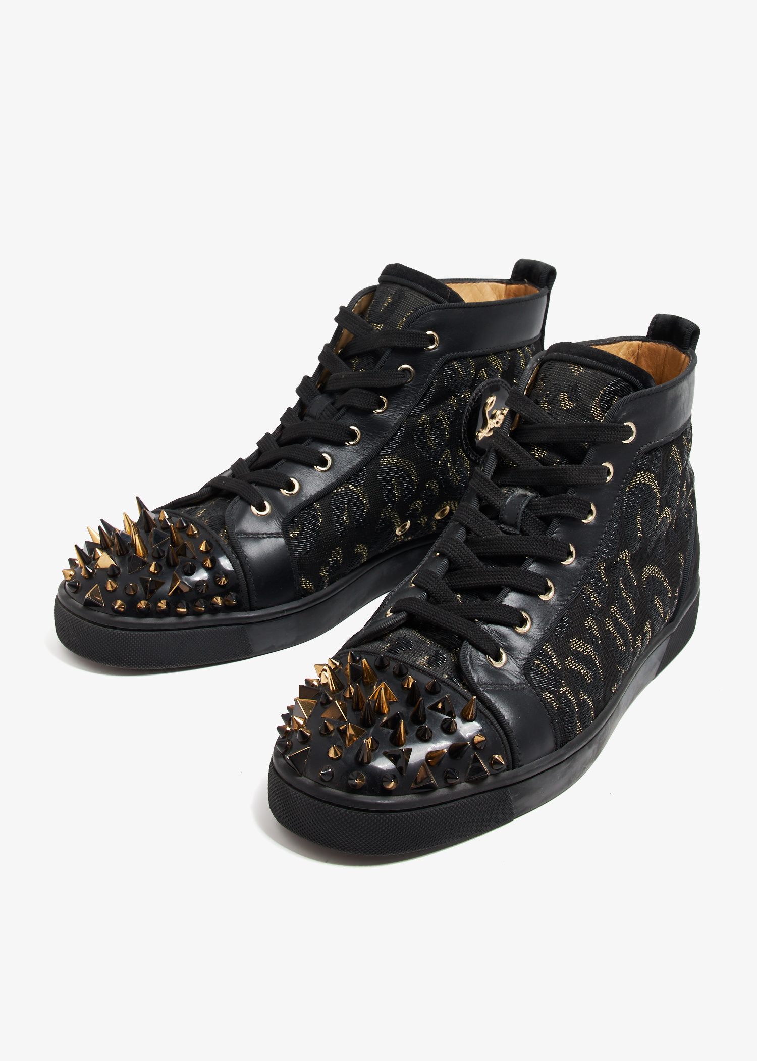 Christian Louboutin Pre-Loved Lou Pik Pik sneakers for Men - Black 
