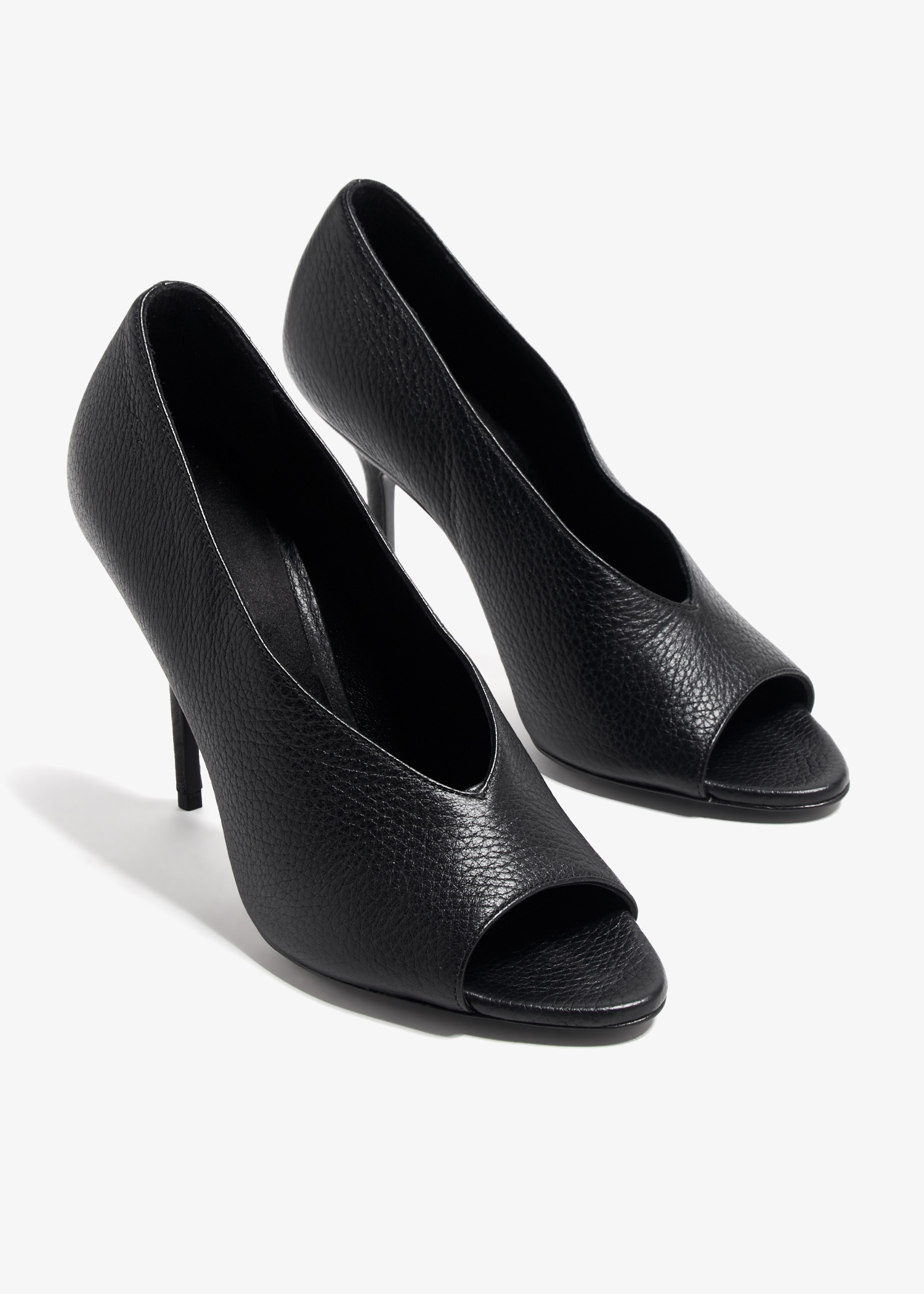 【美品】 PATOU Black Ruched Heels 35 パトゥ 美品】 PATOU Black Ruched Heels 35 パトゥ