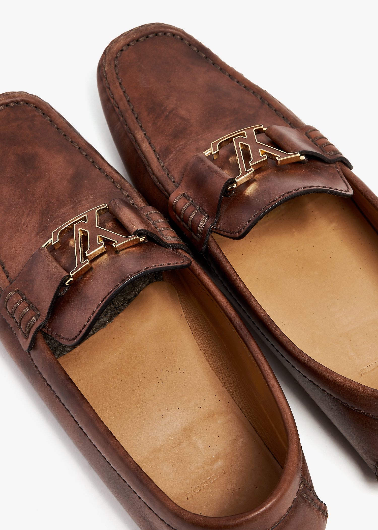 Louis Vuitton Pre-Loved Monte Carlo loafers for Men - Brown  display picture 2