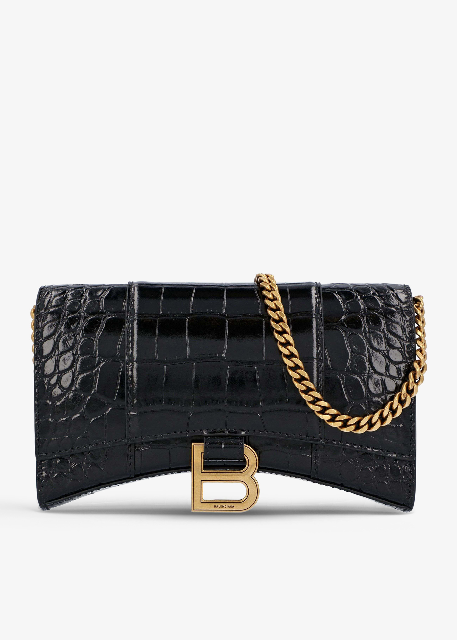 Balenciaga Pre-Loved Hourglass chain wallet for Women