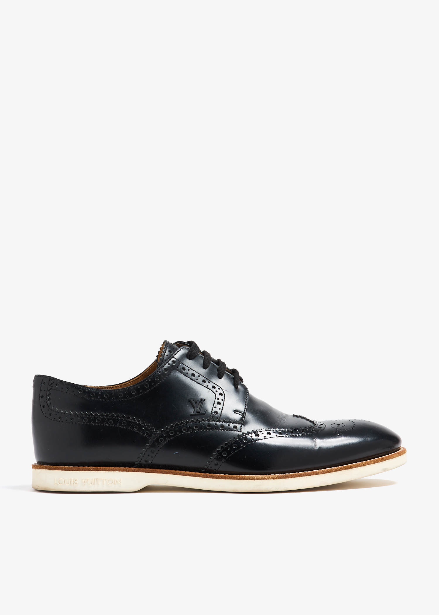 Louis Vuitton Pre-Loved Brogue Derby lace-up shoes for Men  display picture 2