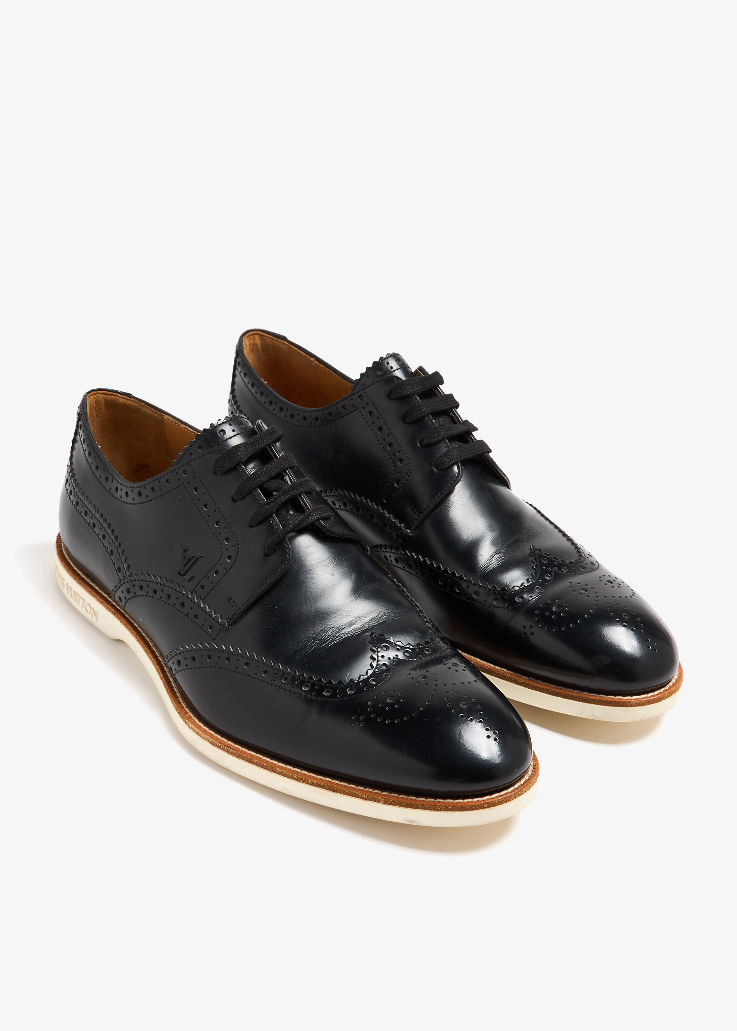 Louis Vuitton Pre-Loved Brogue Derby lace-up shoes for Men 