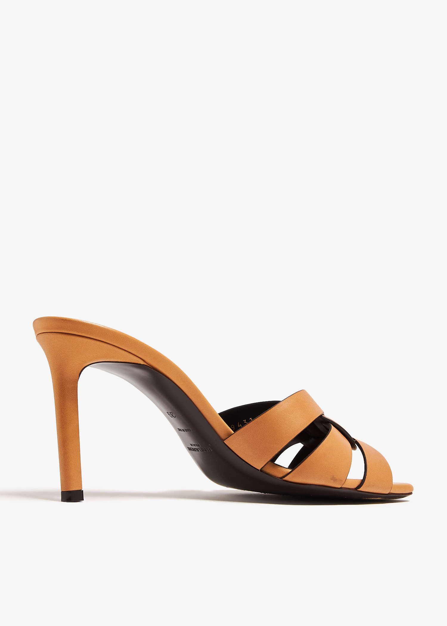 [ SAINT LAURENT]TRIBUTE HEELED MULES【正規品・関税込み】 TRIBUTE MULES in smooth leather | Saint Laurent | YSL GB